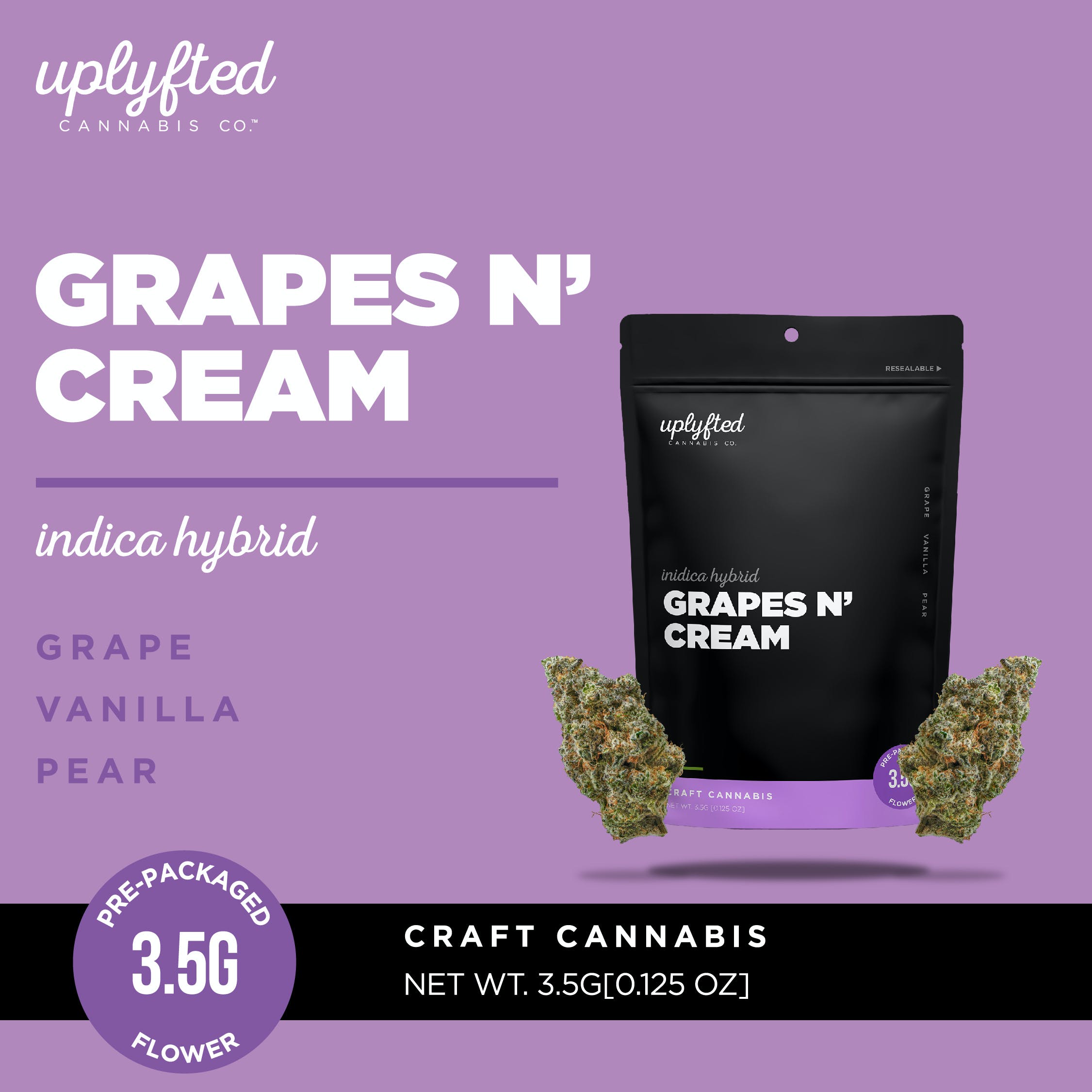 Grapes N' Cream 3.5g Pre-Pack