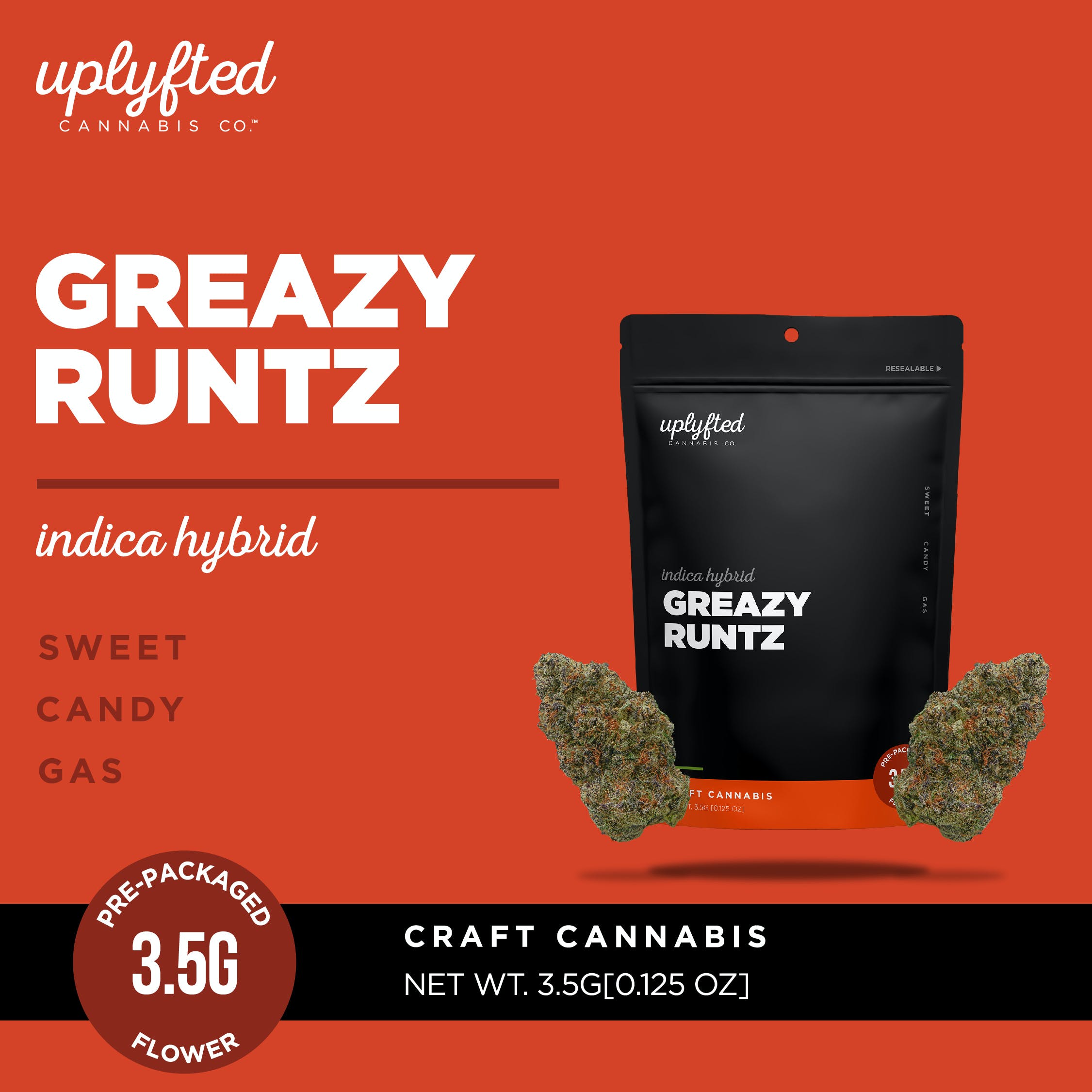 Greazy Runtz 3.5g Pre-Pack