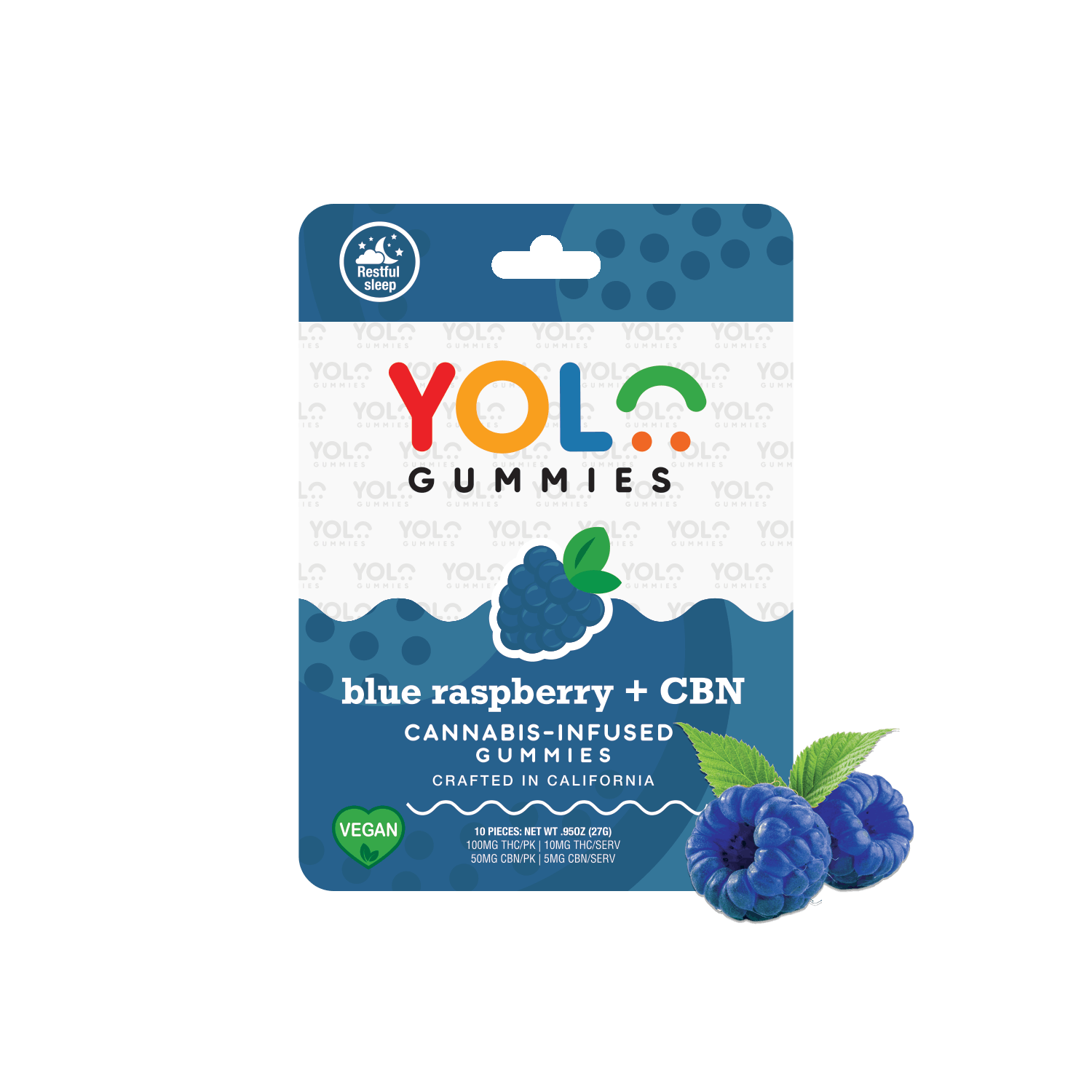 YOLO Blue Raspberry (Nighttime CBN)