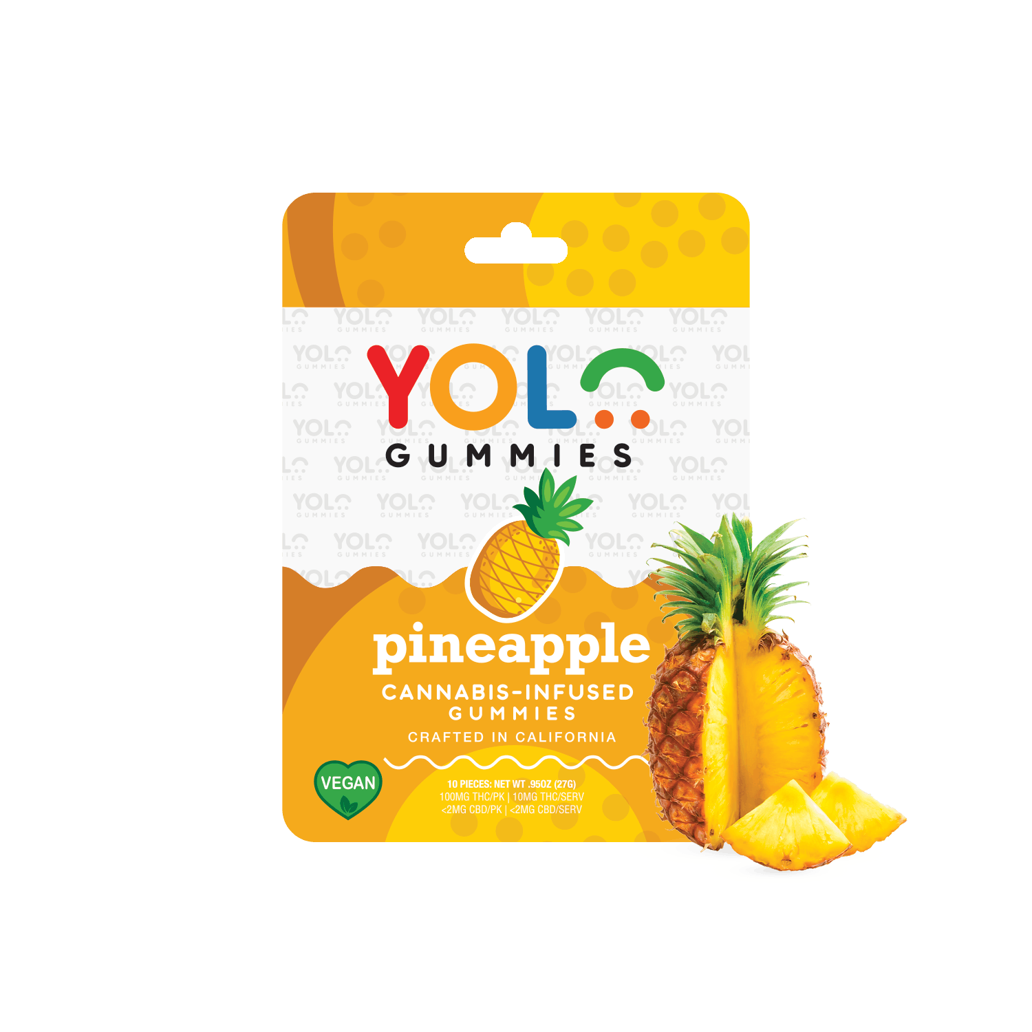 YOLO Pineapple Gummies