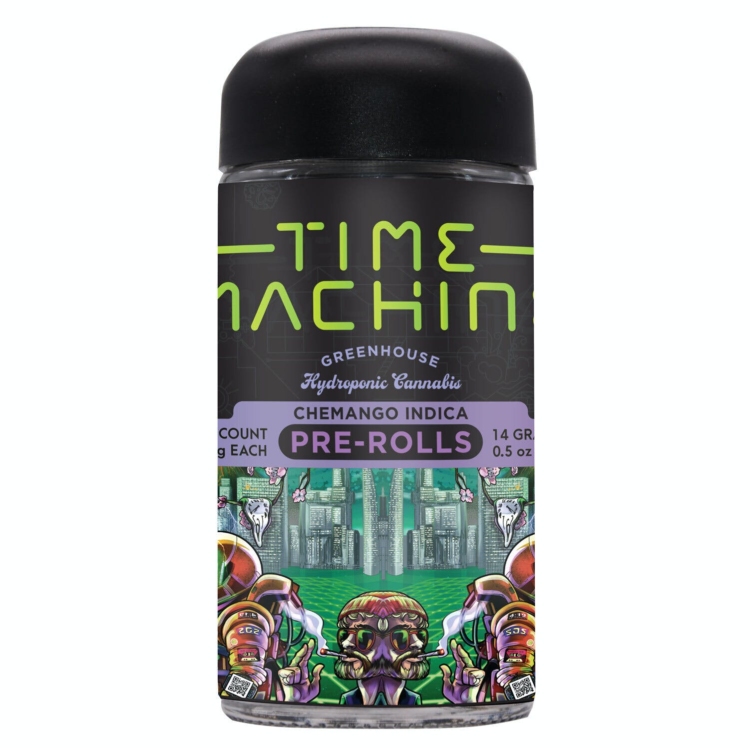 Time Machine Pre-Roll .5g Indica Chemango 28-Pack 14g