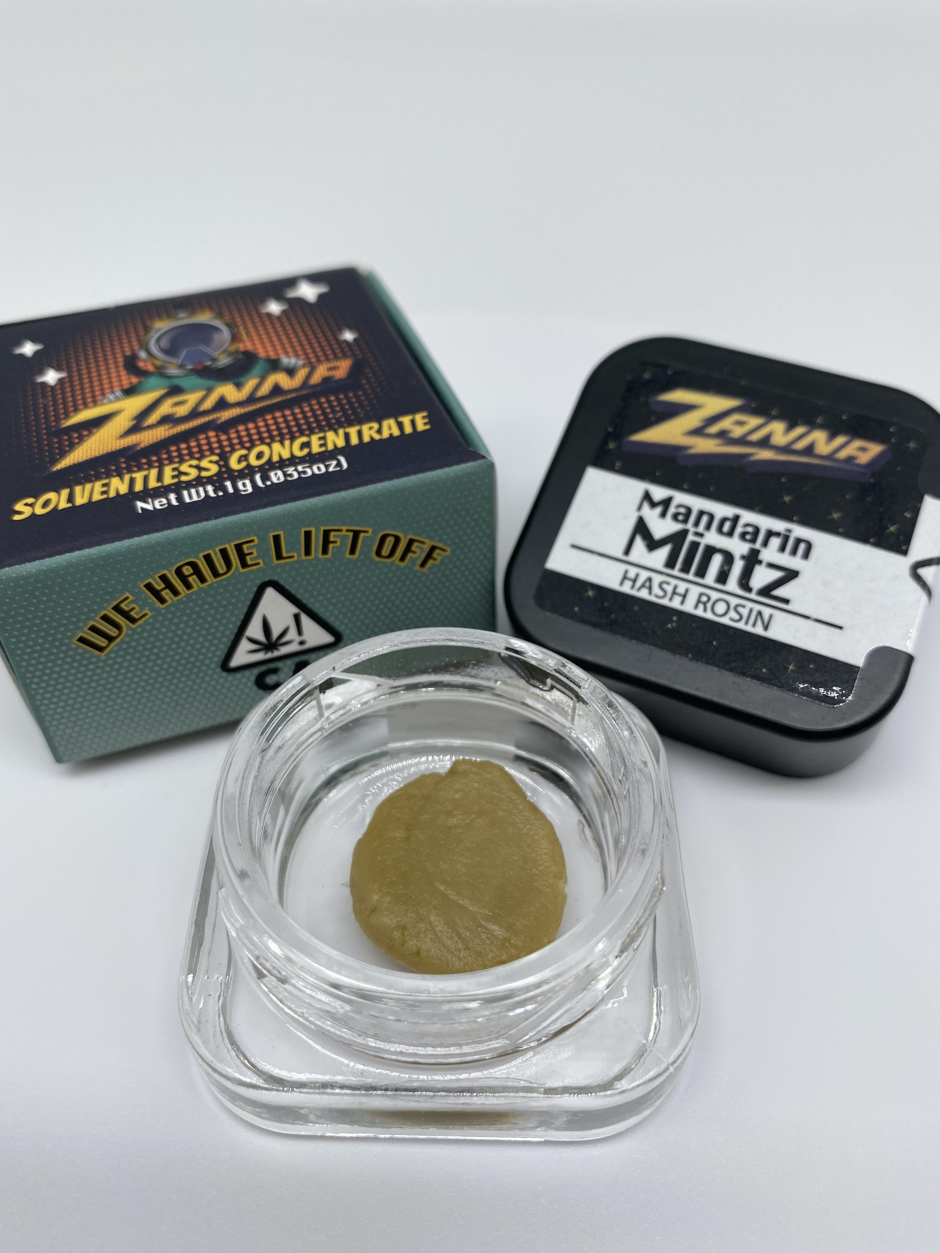 Zanna - Hash Rosin (2) Badder - Mandarin Mintz - 1g