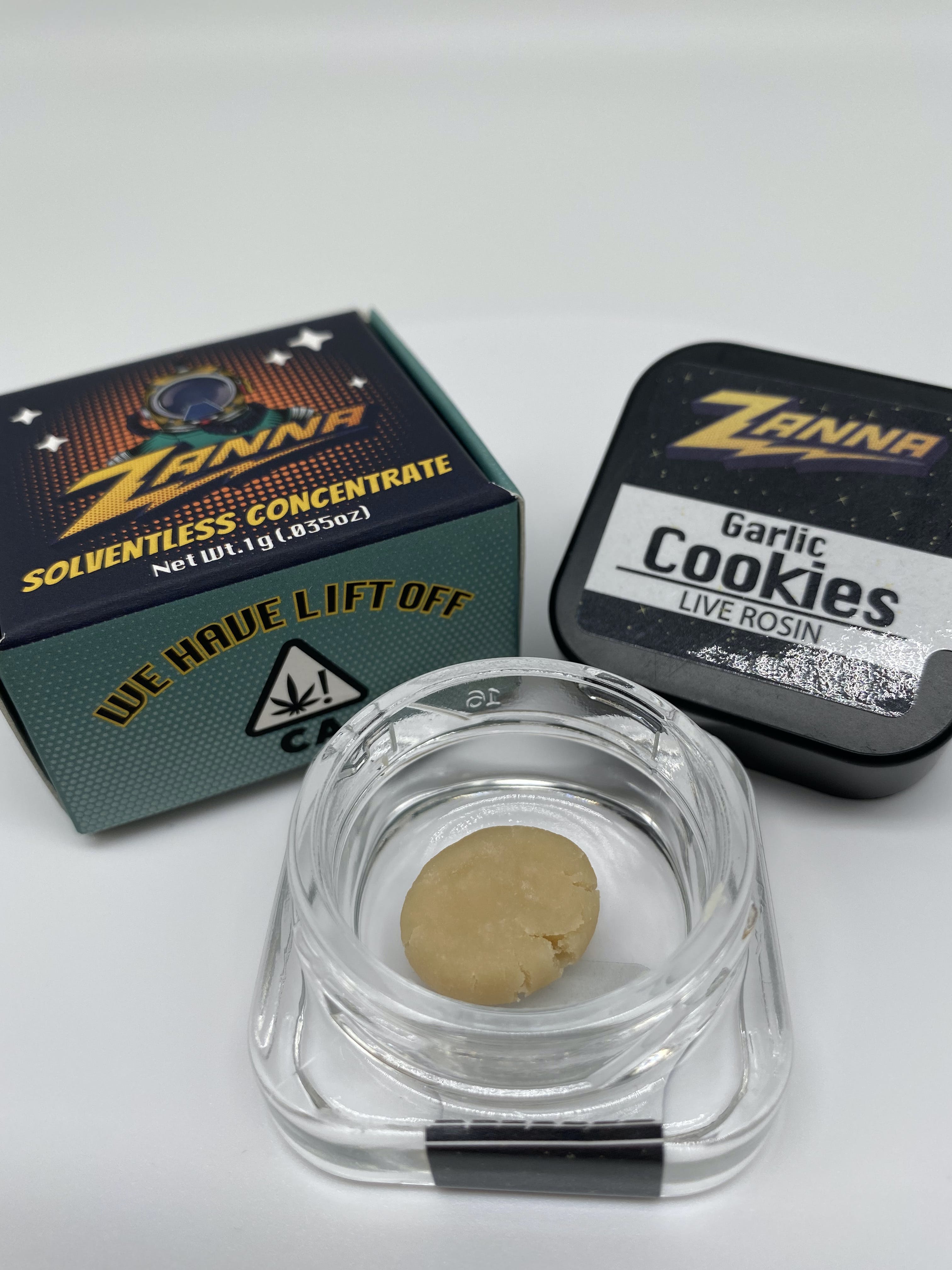 Zanna - Live Rosin (1) Badder - Garlic Cookies - 1g