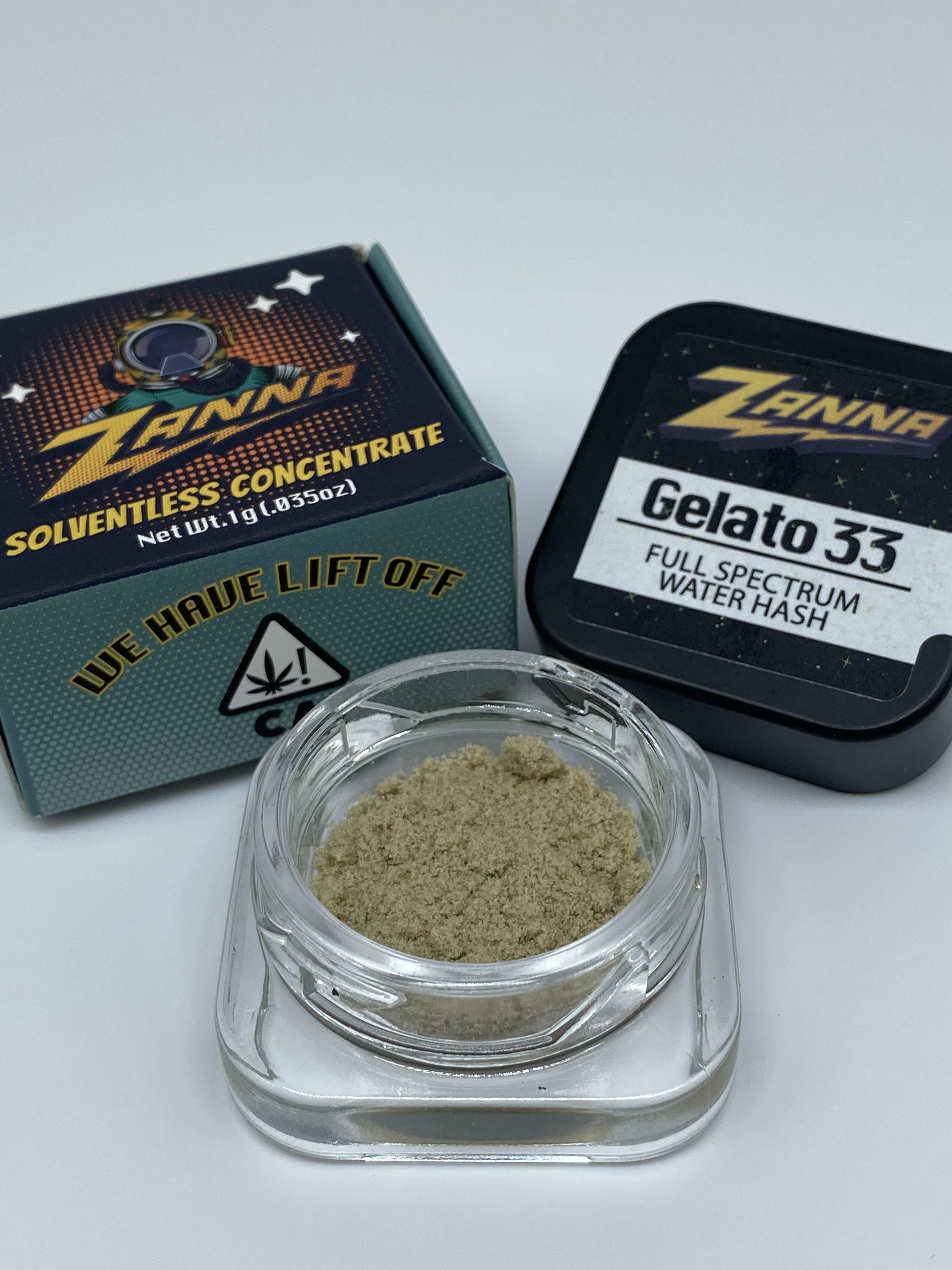 Zanna - Water Hash (3) Powder - Gelato 33 - 1g