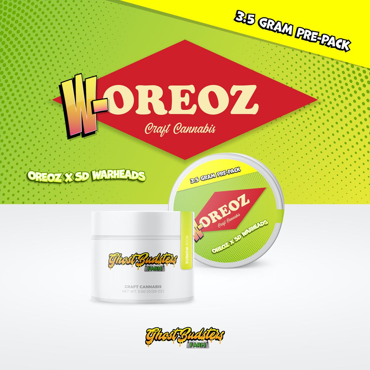 WOREOZ | Pre-Packaged Eighth | GhostBudsters Farm