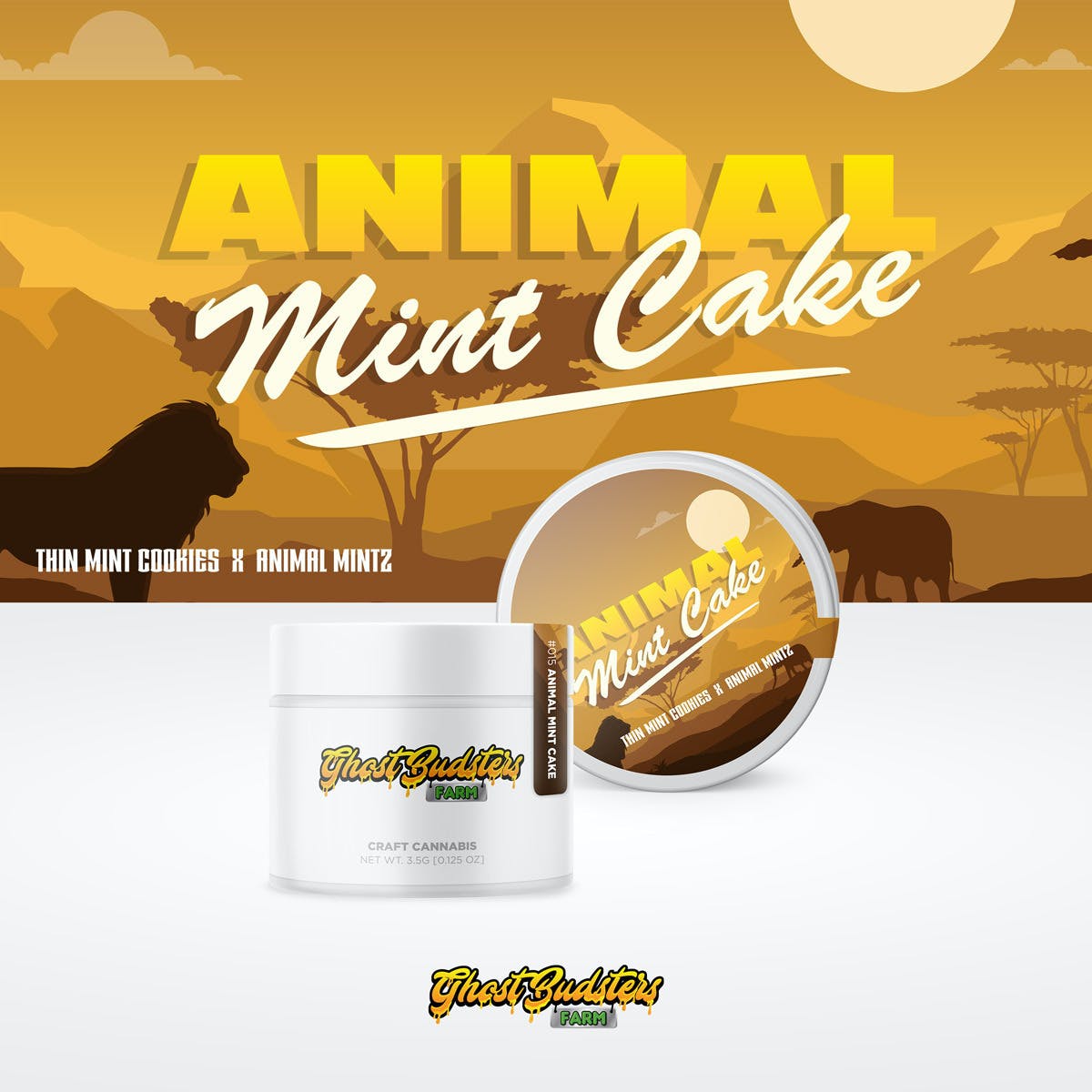 Animal Mint Cake | Pre-Packaged Eighth | GhostBudsters Farm