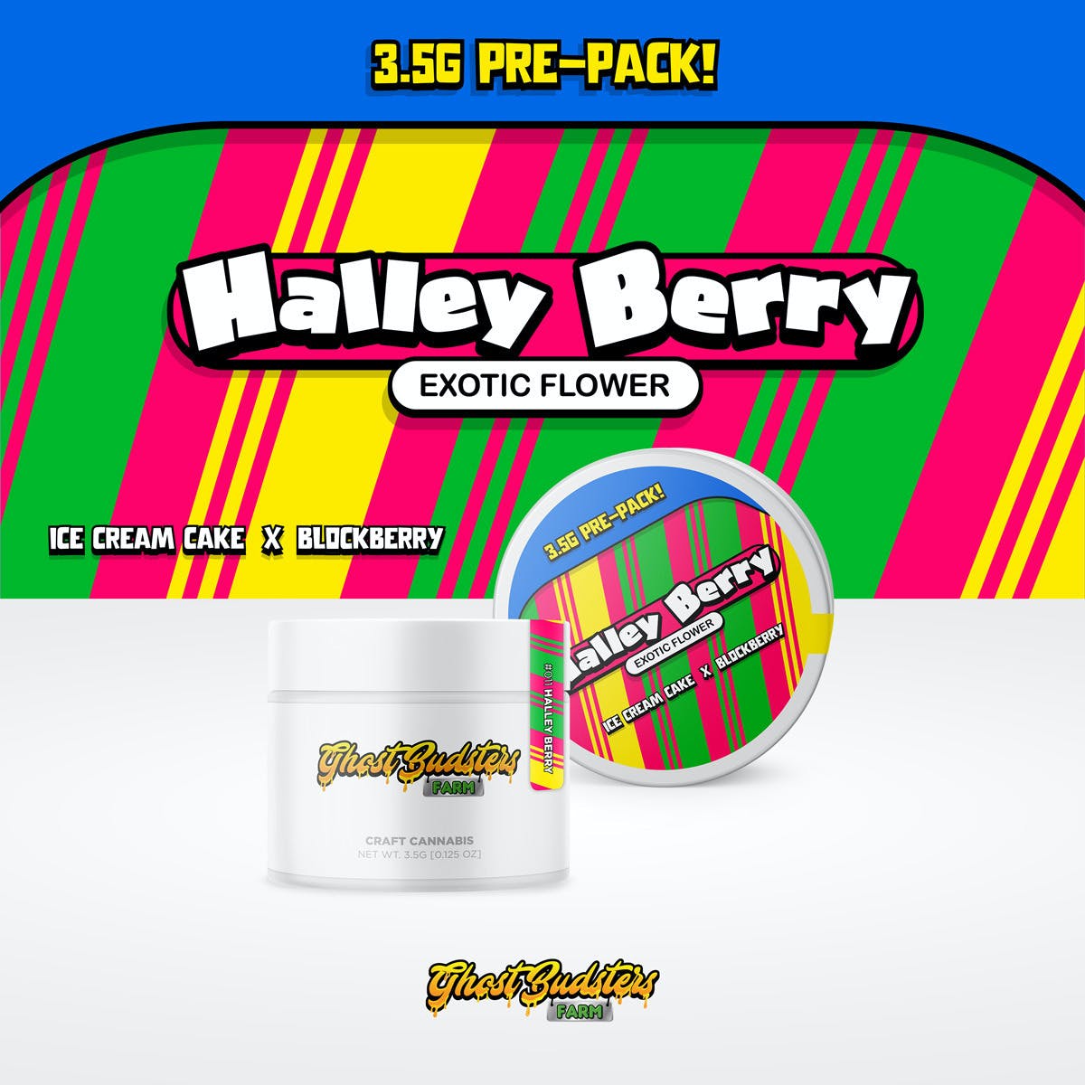 Halley Berry | Pre-Packaged Eighth | GhostBudsters Farm