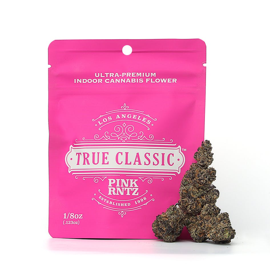 True Classic Pink Rntz 1/8th Bag