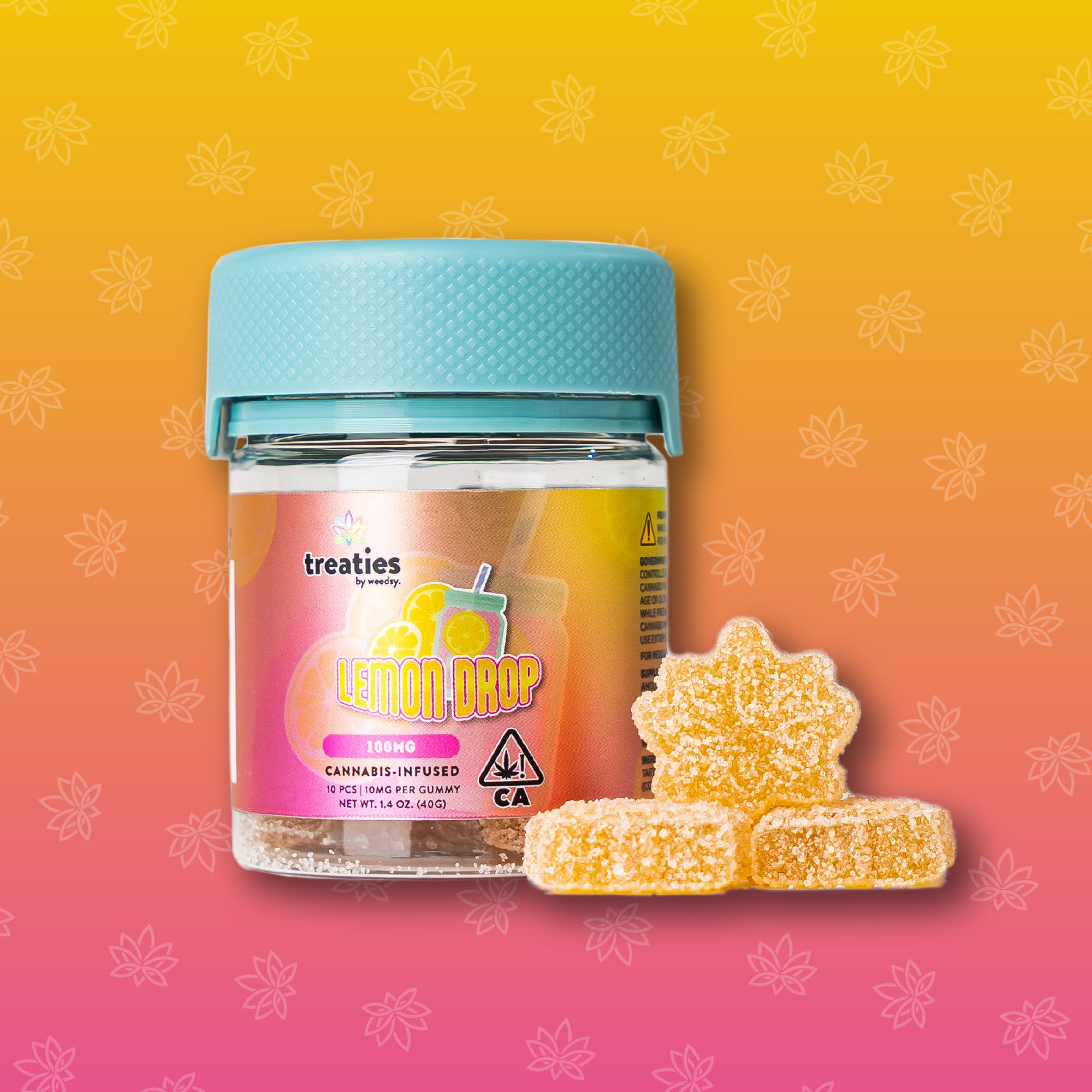 Treaties - Lemon Drop 100mg Gummies