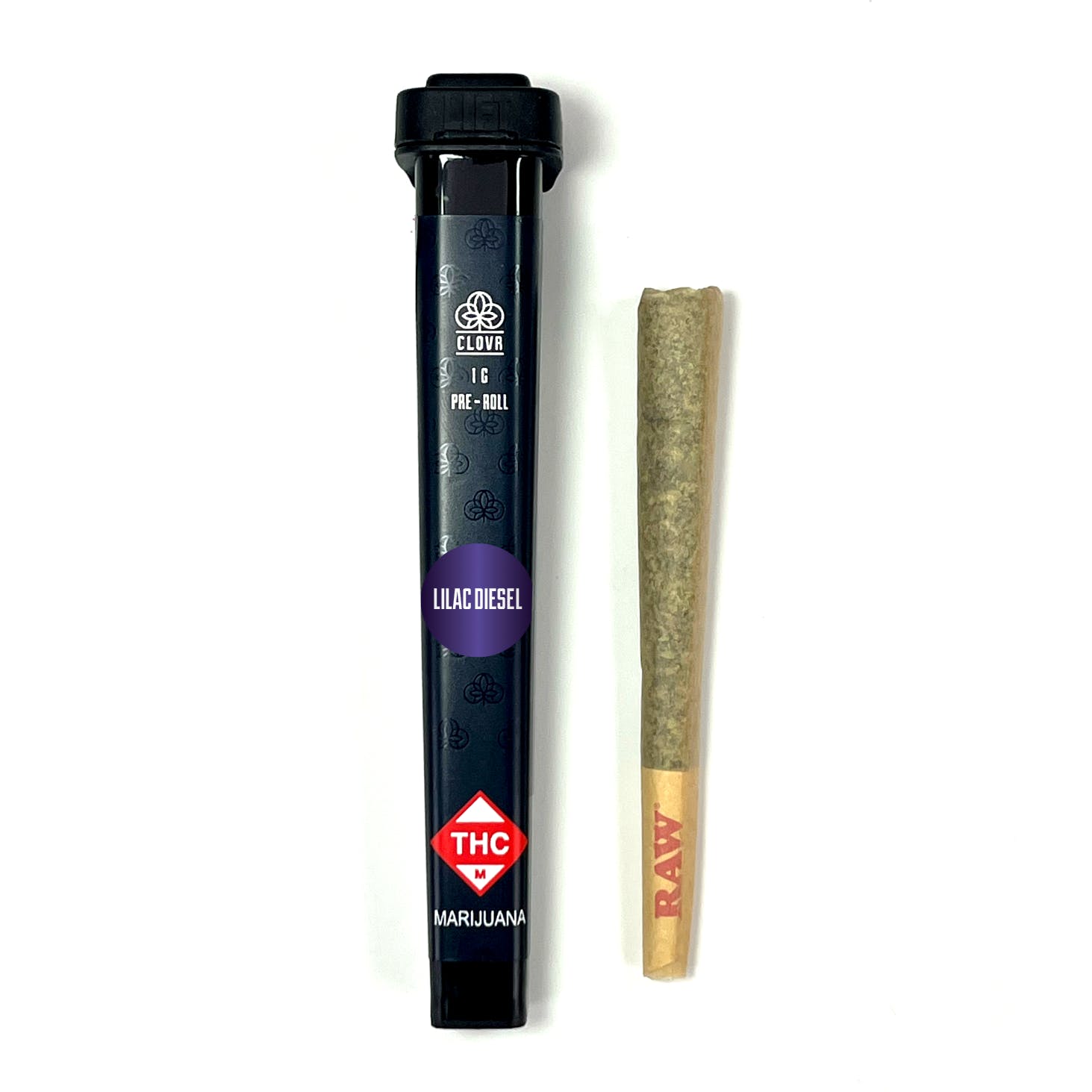 CLOVR- Pre-rolls- 1 gram - Lilac Diesel