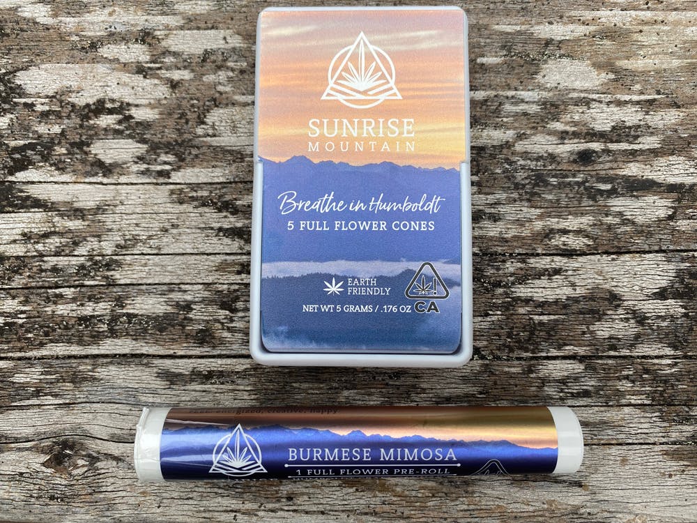Burmese Mimosa Preroll 5 pack 1g (Sum: 27%, THC 23%, Sativa)
