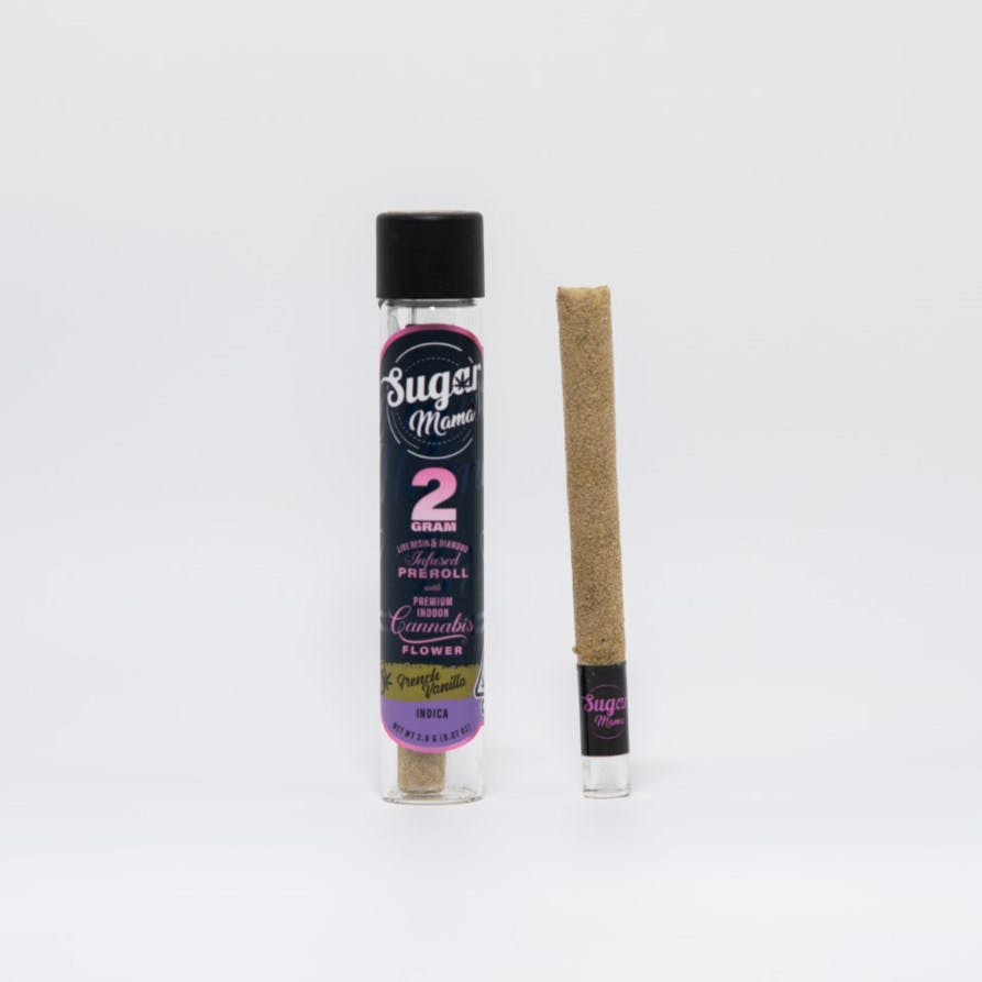 Sugar Mama | French Vanilla | Indica Infused Preroll 2g