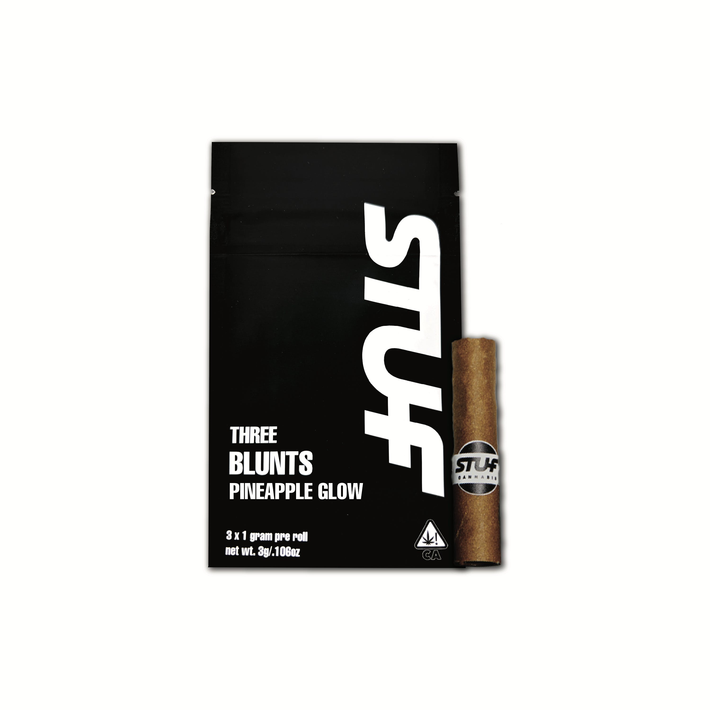 Pineapple Glow Three Blunts (3 x 1.25g)