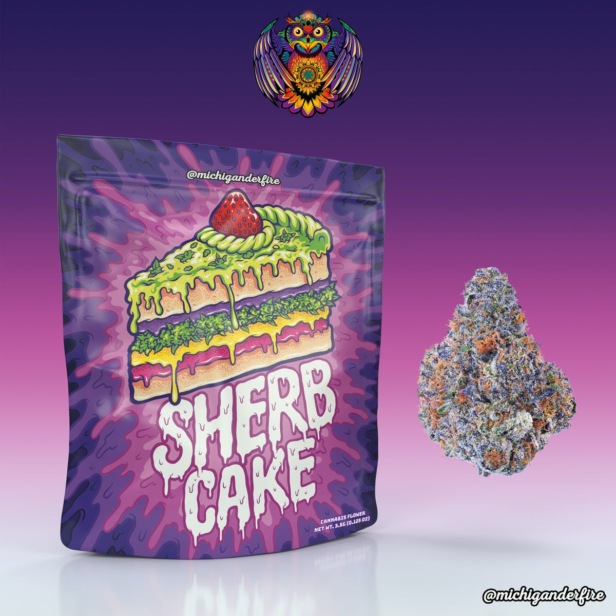 Michigander Fire - Sherb Cake