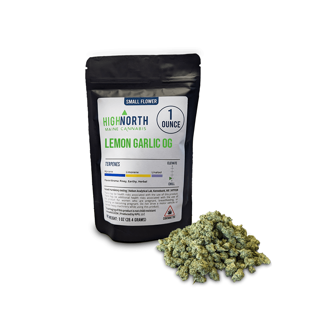 Lemon Garlic OG Small Flower Ounce