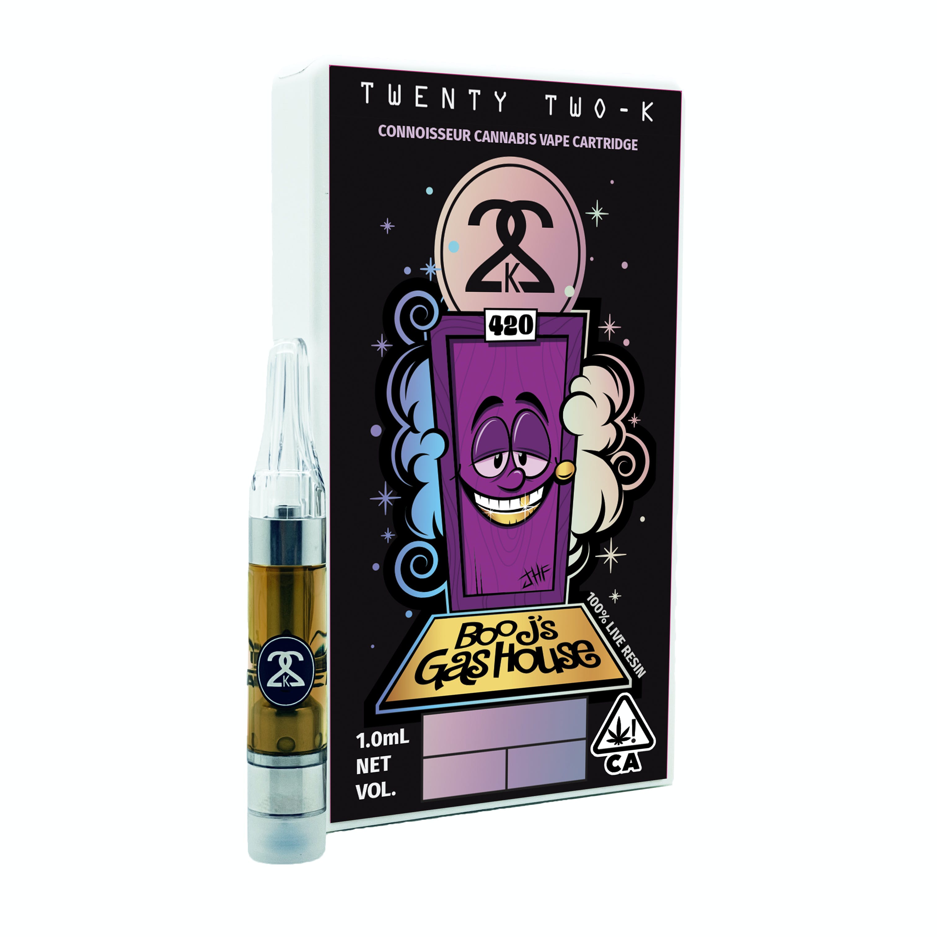 22K x Boo Johnson - Boo J's Gas House- 100% Live Resin - 1.0ml Cartridge