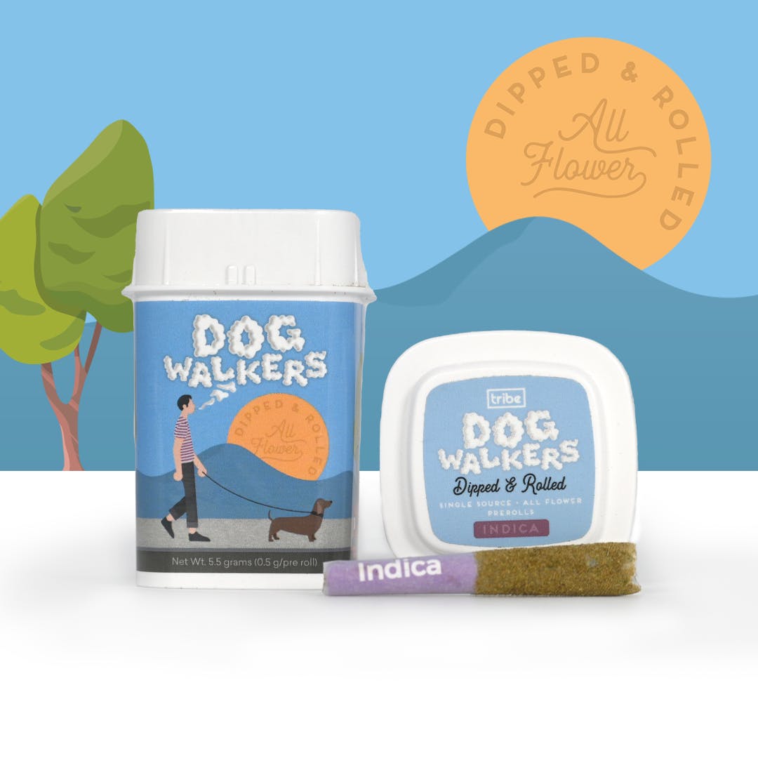 Dogwalkers-Dipped and Rolled-Indica - 11 Pack/5.5 Grams Total