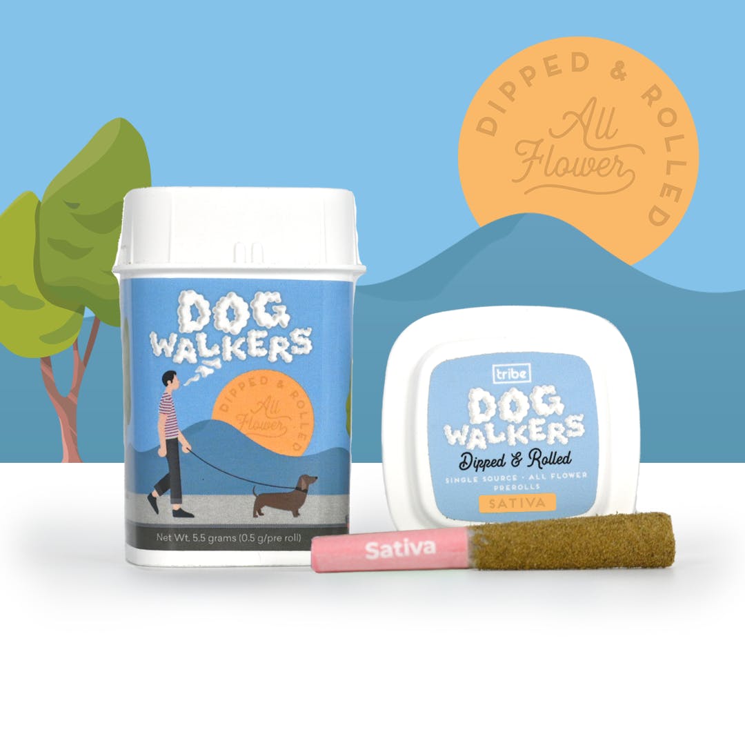 Dogwalkers-Dipped and Rolled- Sativa - 11 Pack/5.5 Grams Total