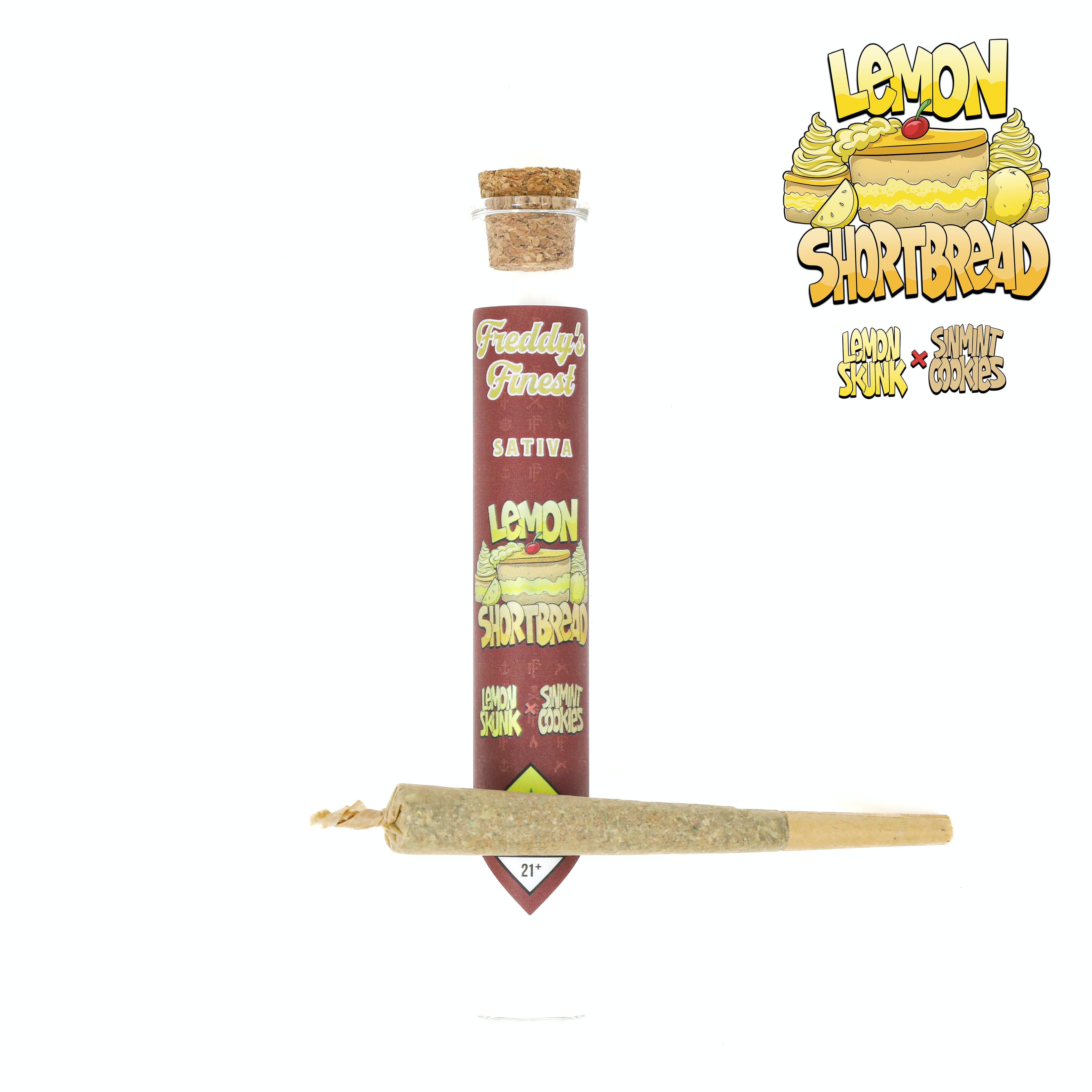 Lemon Shortbread 1g Pre-Roll - Freddy's Finest