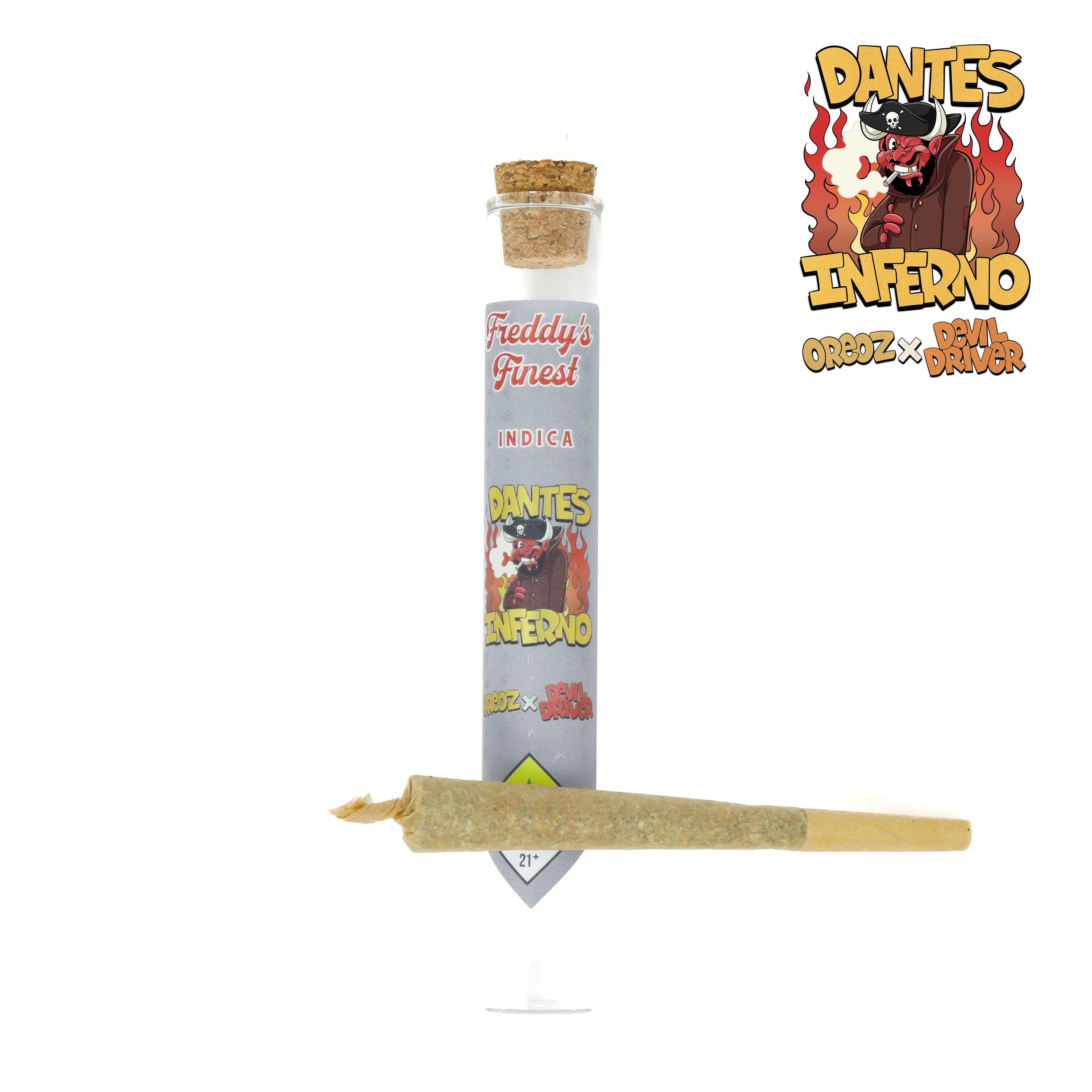 Dante's Inferno 1g Pre-Roll - Freddy's Finest