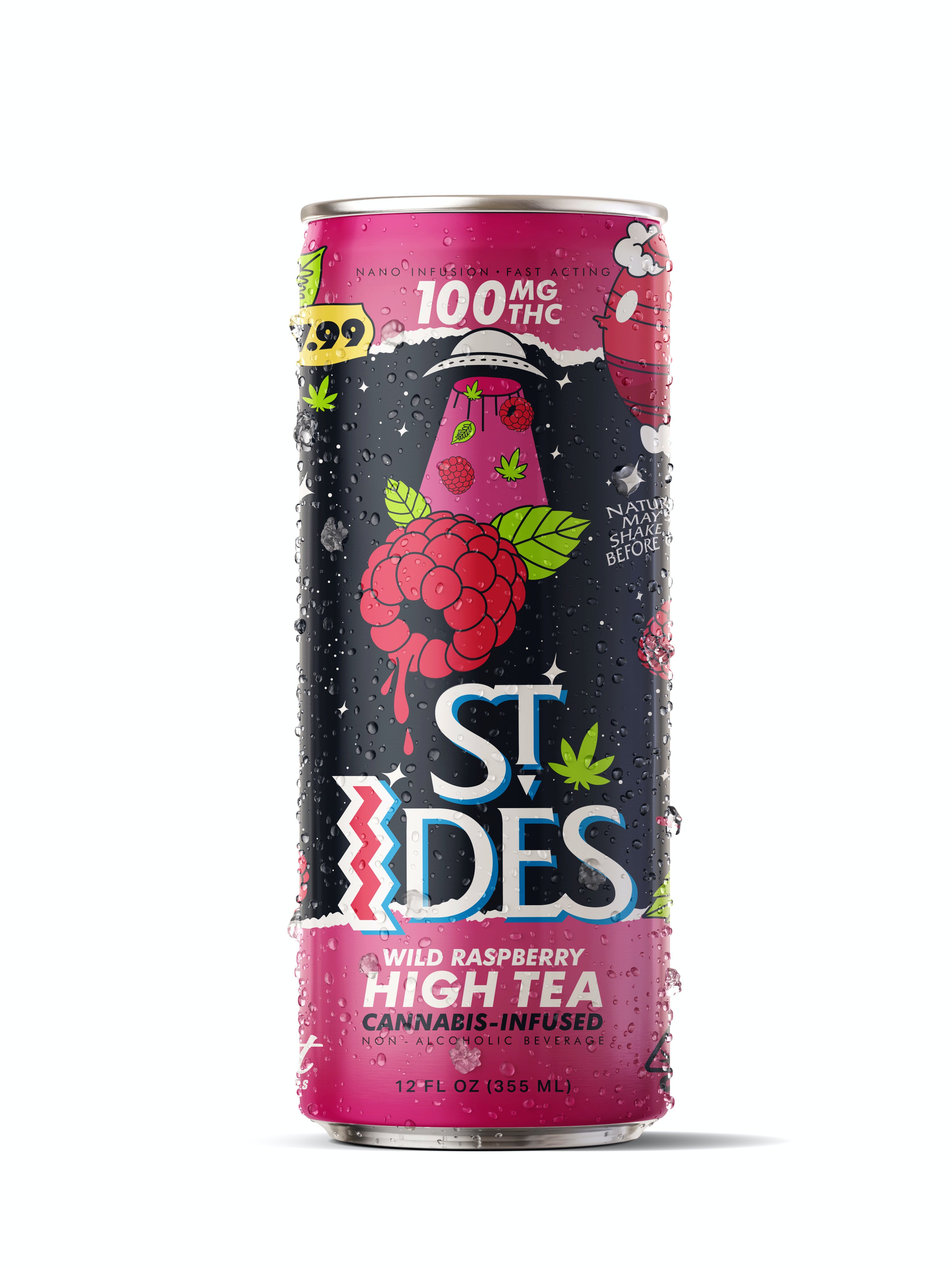 ST IDES - WILD RASPBERRY | 12OZ HIGH TEA 100MG