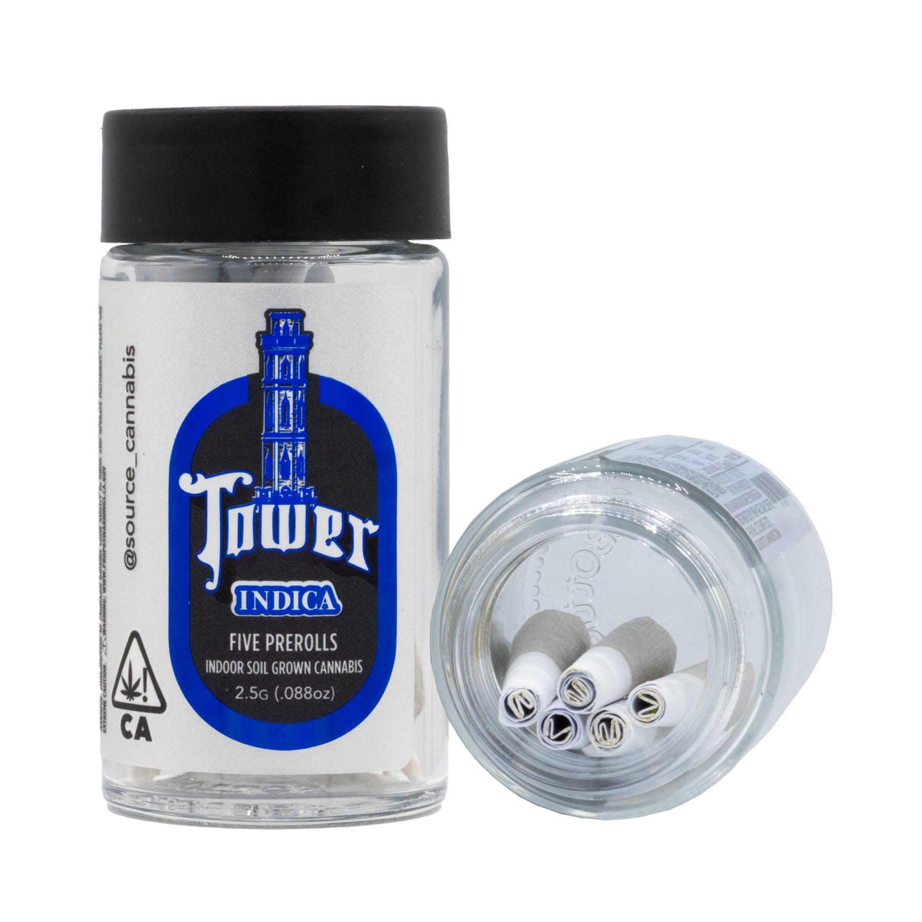 G Pie - Tower - 5 Half-Gram Indica Prerolls