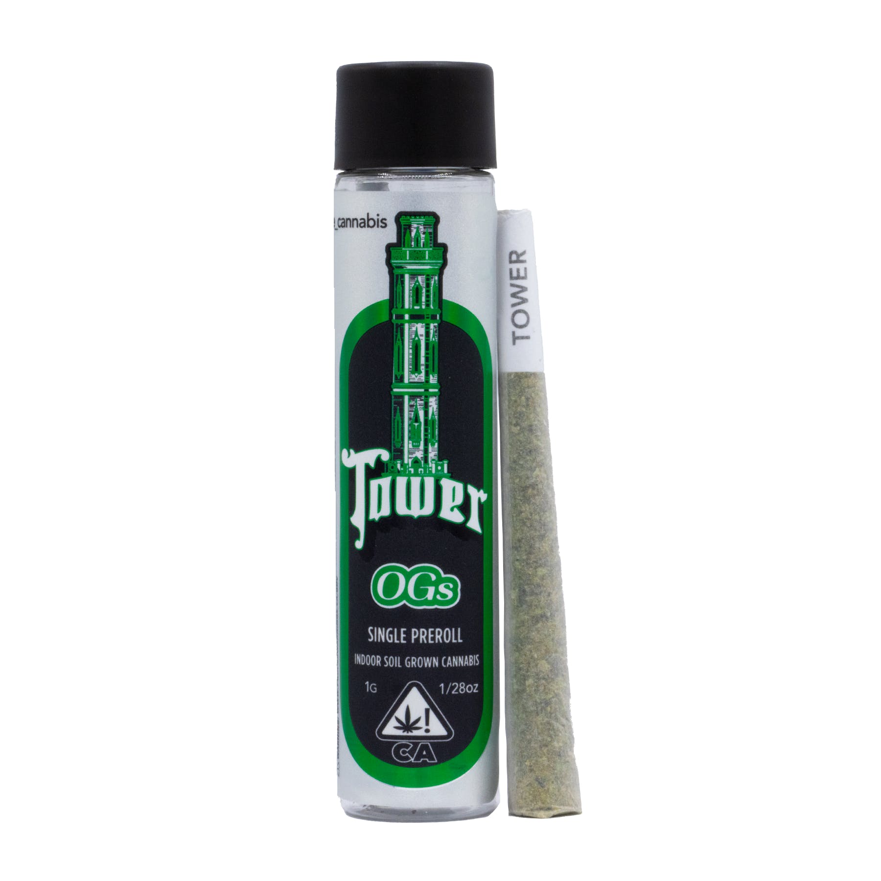 Marshmallow OG - Tower - 1G Indica Preroll