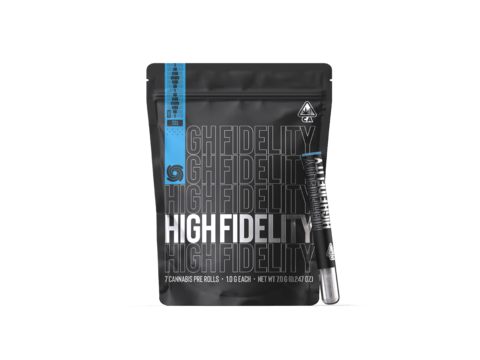 High Fidelity | Gelato 33 Indica Hybrid - Pre Roll 7pk (7g)