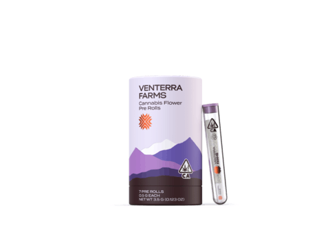 Venterra Farms | Apples & Bananas Indica - Pre Roll 7pk (3.5g)