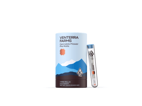 Venterra Farms | Lemon Cherry Gelato Indica Hybrid - Pre Roll 7pk (3.5g)