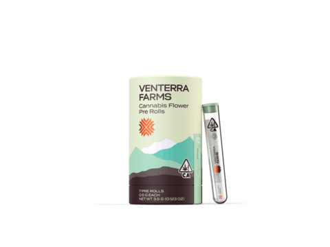 Venterra Farms | Peanut Butter Breath Indica Hybrid - Pre Roll 7pk (3.5g)