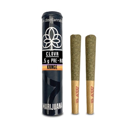 CLOVR- Pre-rolls- 0.5g 2 Pack - Kringe