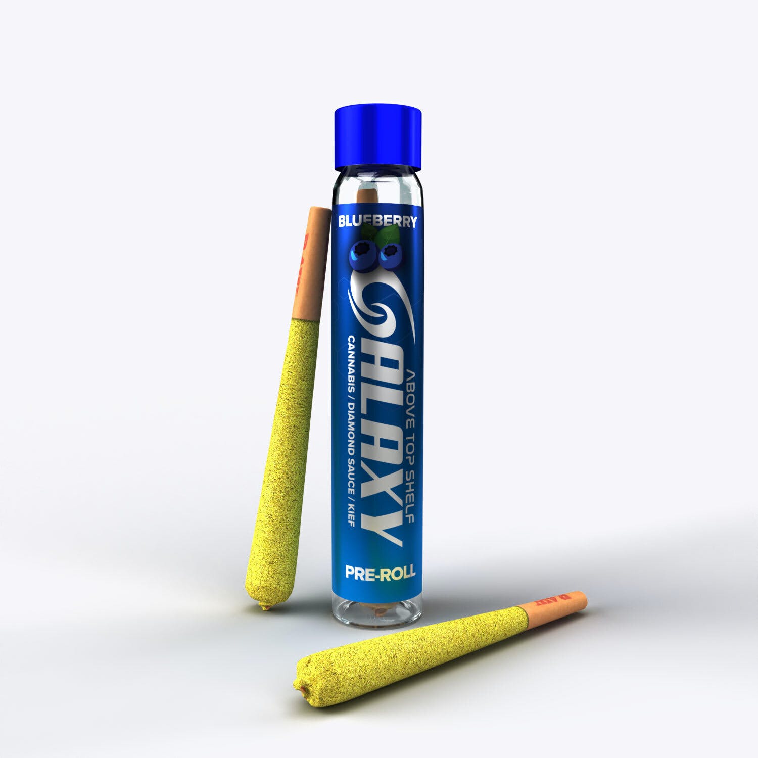 Blueberry Diamond Sauce Infused Galaxy Preroll 1.5g - CA