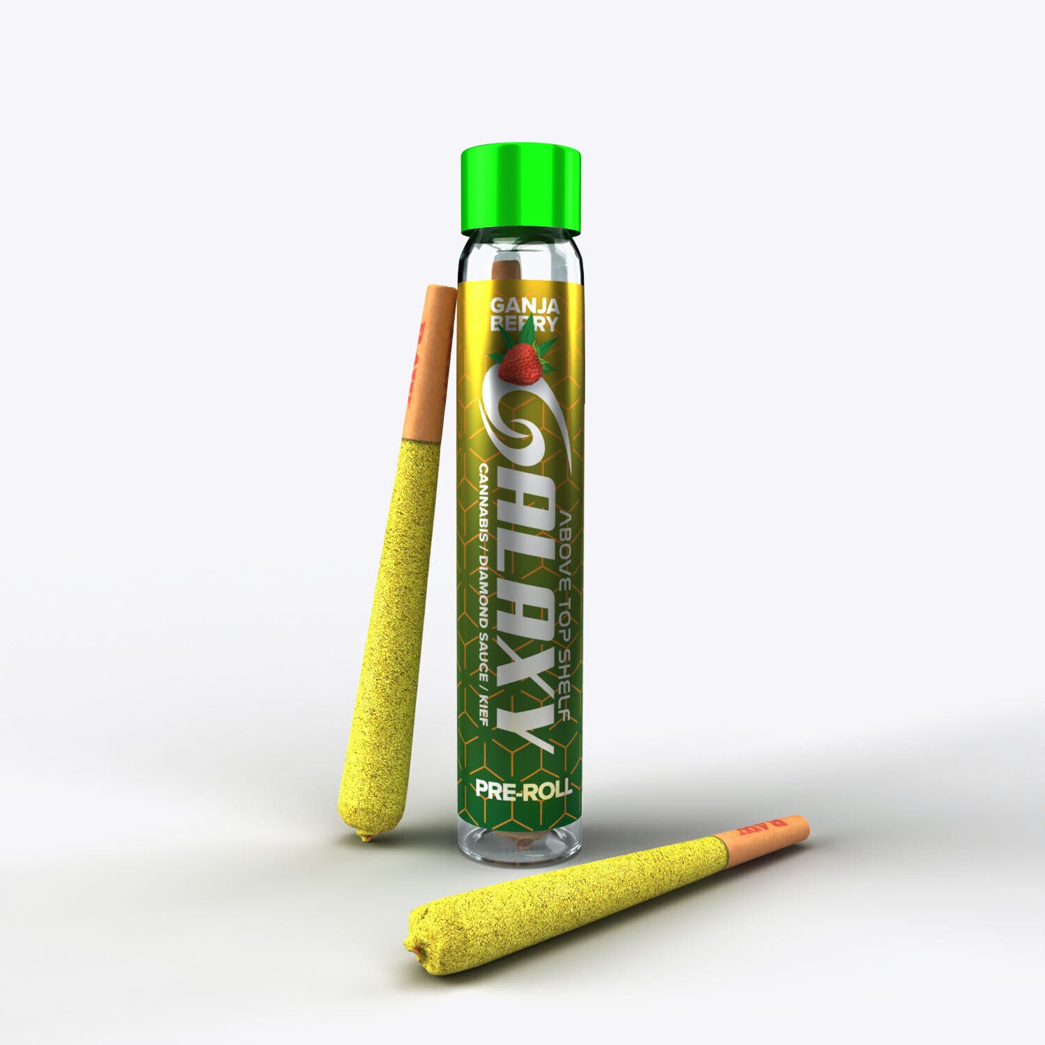 Ganja Berry Diamond Sauce Infused Preroll 1.5g - CA