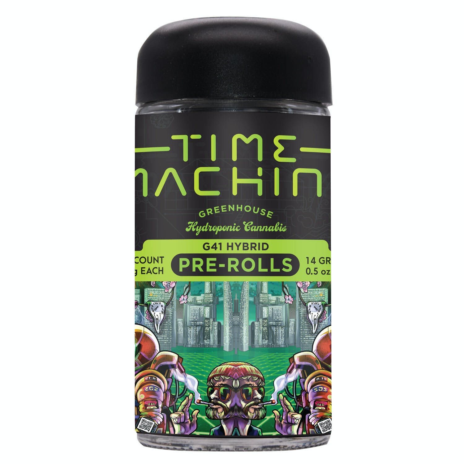 Time Machine Pre-Roll .5g Hybrid G41 28-Pack 14g