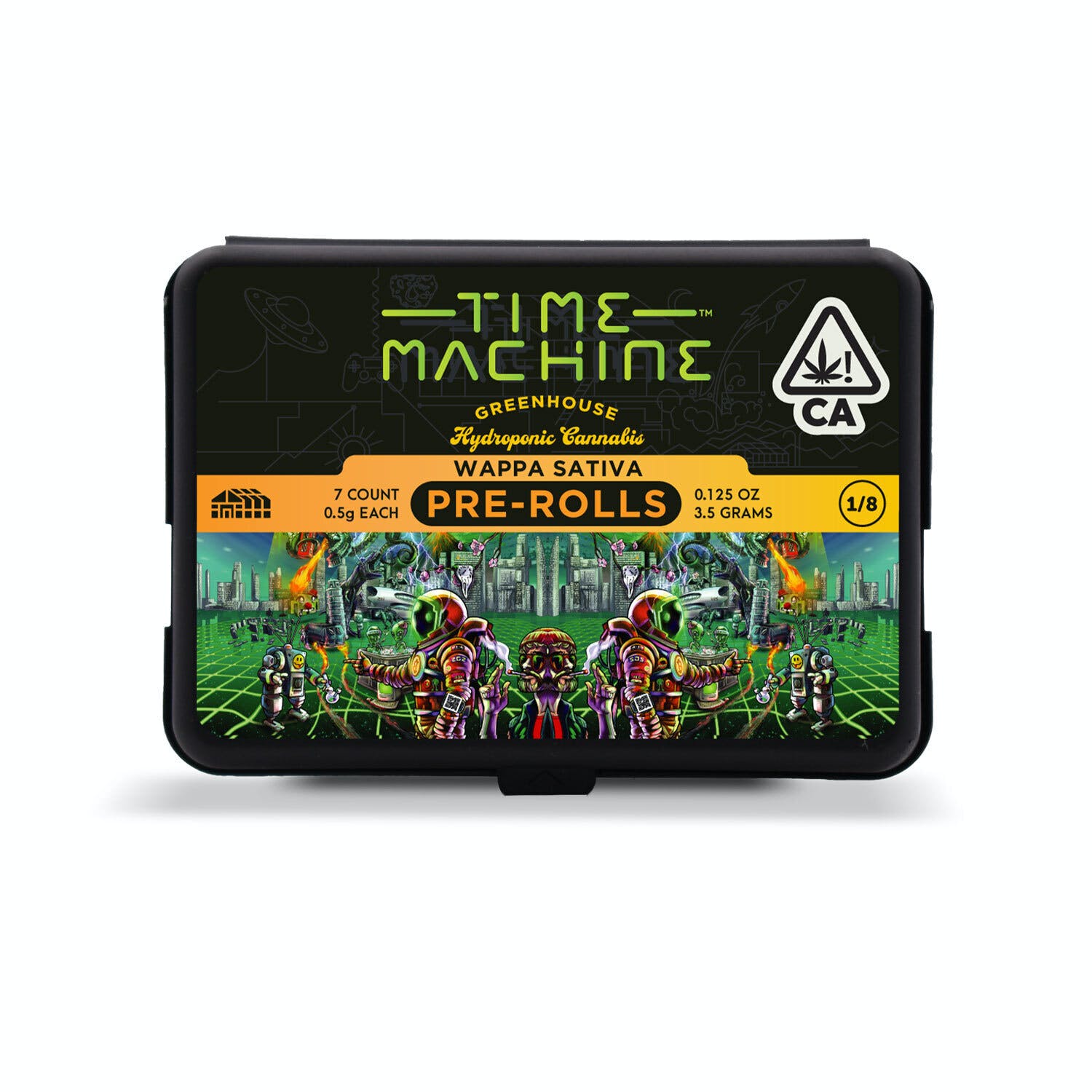 Time Machine Pre-Roll .5g Sativa Wappa 7-Pack 3.5g