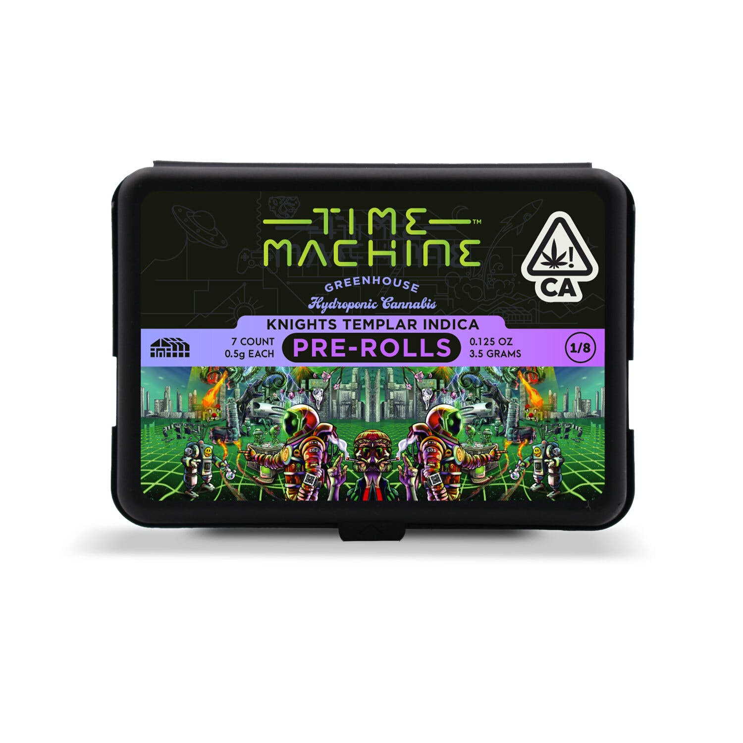 Time Machine Pre-Roll .5g Indica Knights Templar 7-Pack 3.5g