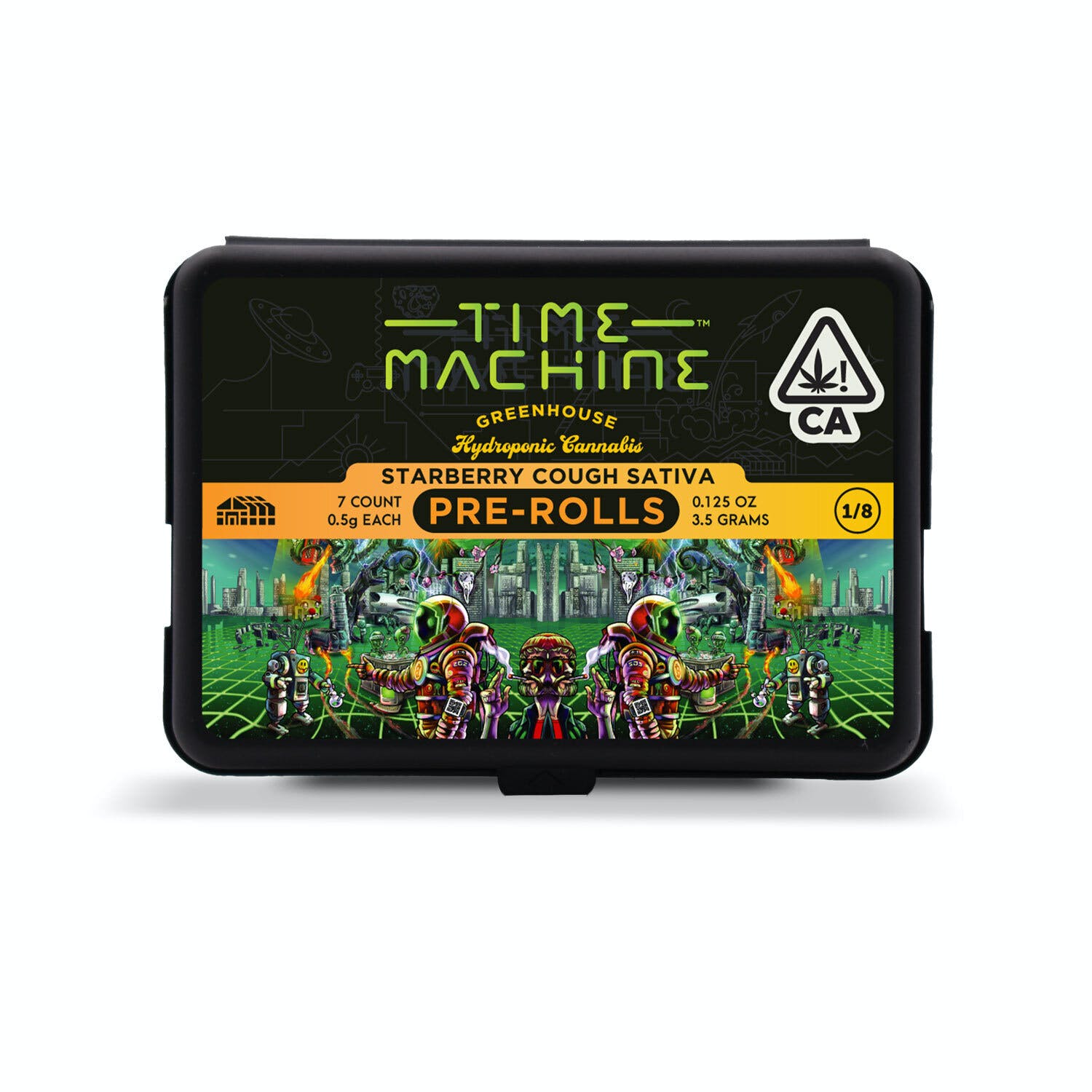 Time Machine Pre-Roll .5g Sativa StarBerry Cough 7-Pack 3.5g