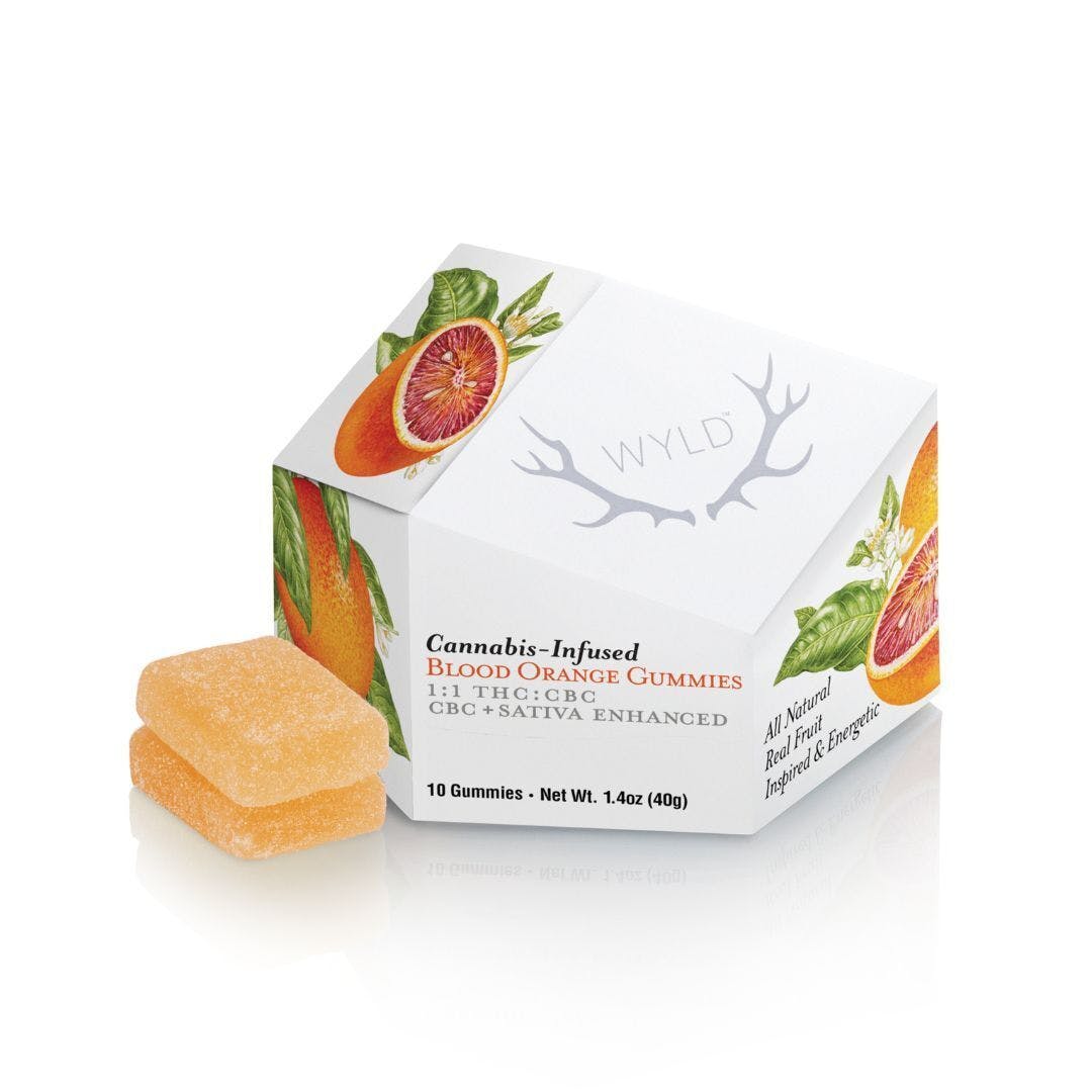 Blood Orange 1:1 CBC Sativa Enhanced Gummies | IL