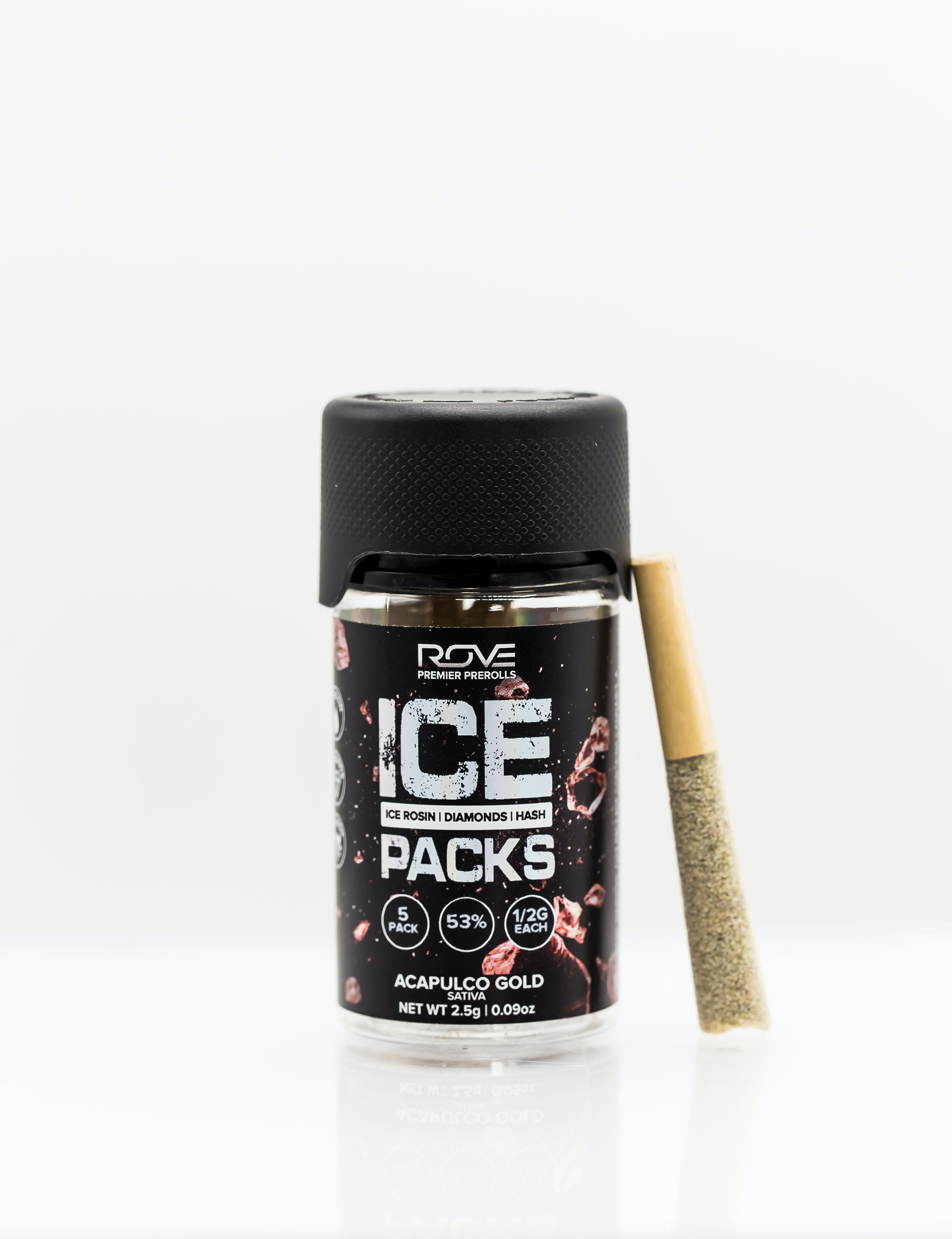 Rove | Ice Packs Rosin, Diamond, Hash Infused - 5pk | Acapulco Gold