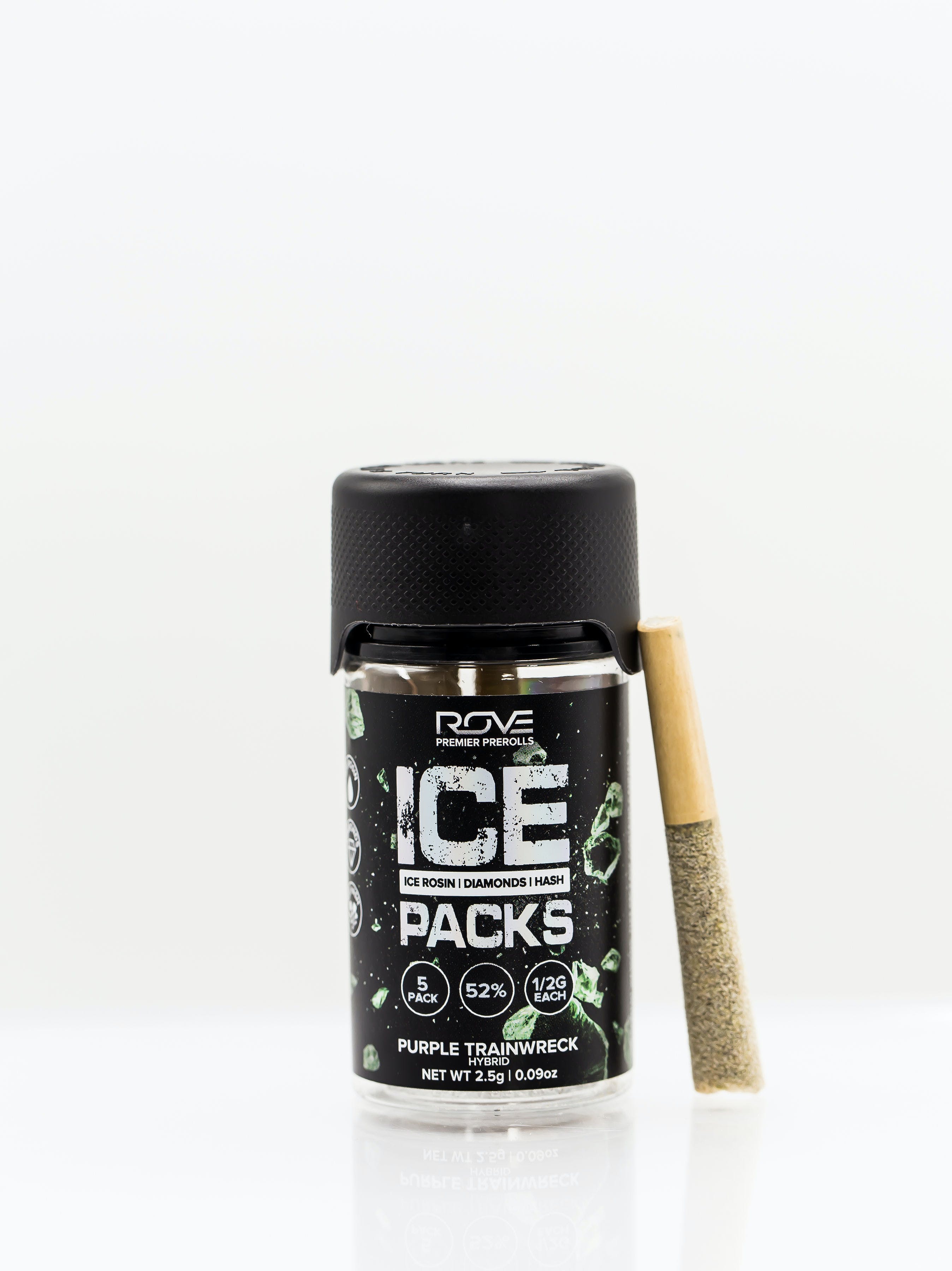 Rove | Ice Packs Rosin, Diamond, Hash Infused - 5pk | Purple Trainwreck