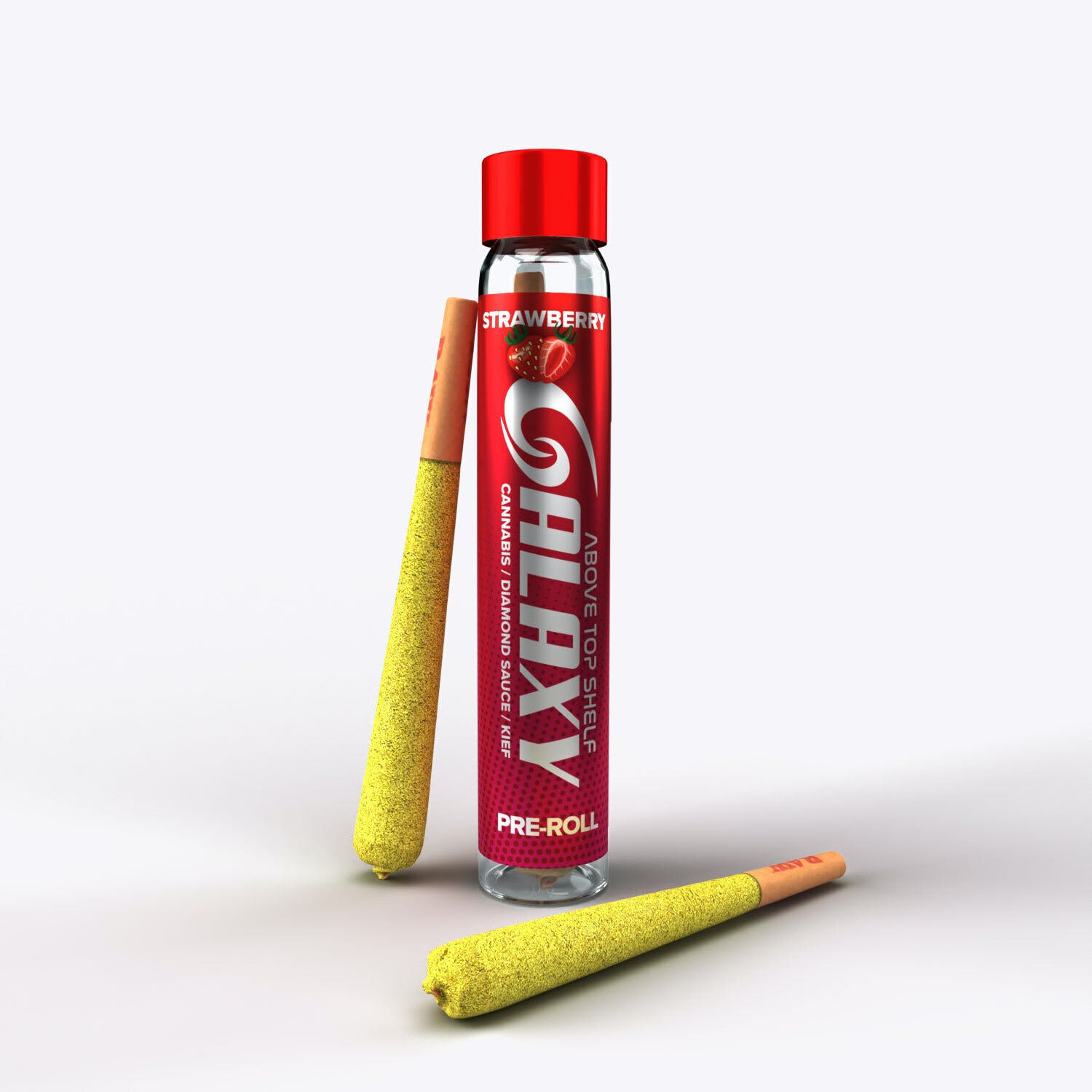 Strawberry Diamond Sauce Infused Galaxy Preroll (Sativa) 1.5g - CA