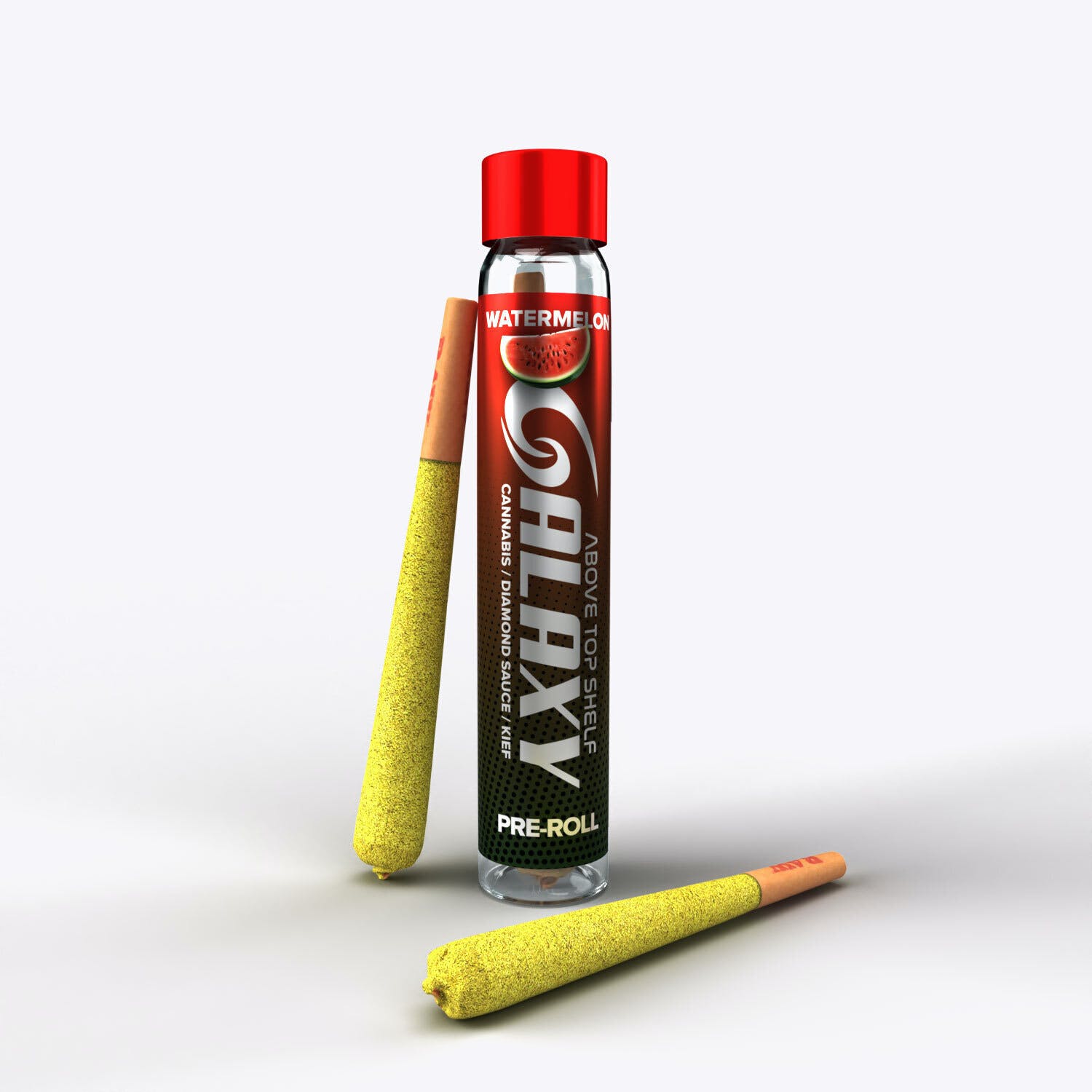 Watermelon Diamond Sauce Infused Galaxy Pre Roll(Hybrid) 1.5g - CA