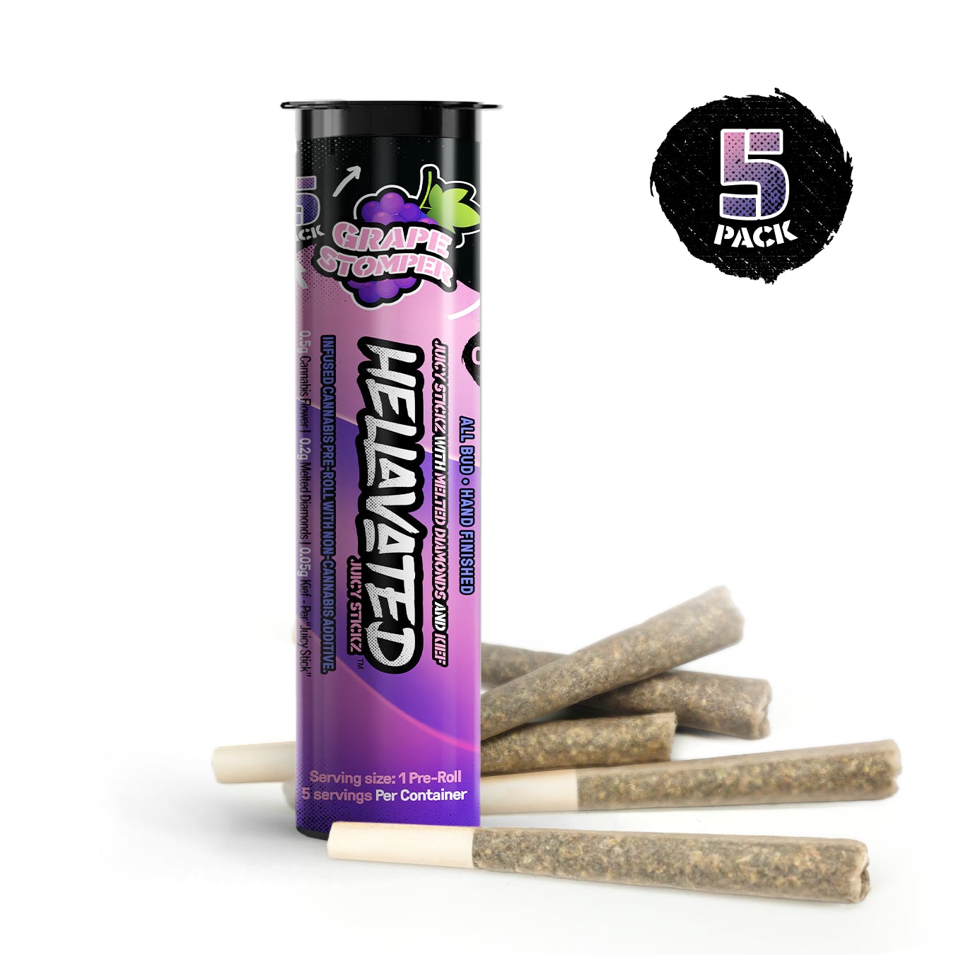 Grape Stomper Juicy Stickz 5pk