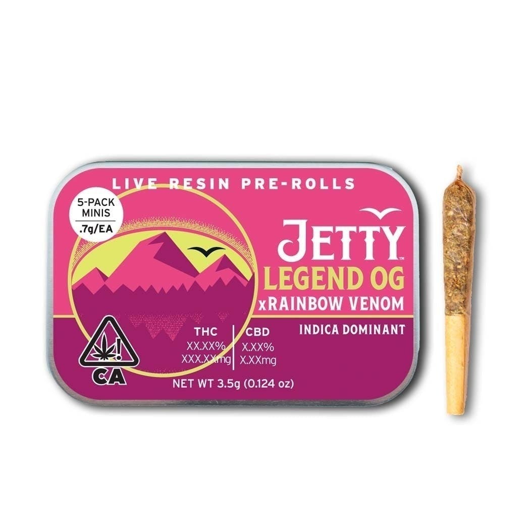 Legend OG Live Resin Infused Pre-Rolls 5 Pack (3.5g)