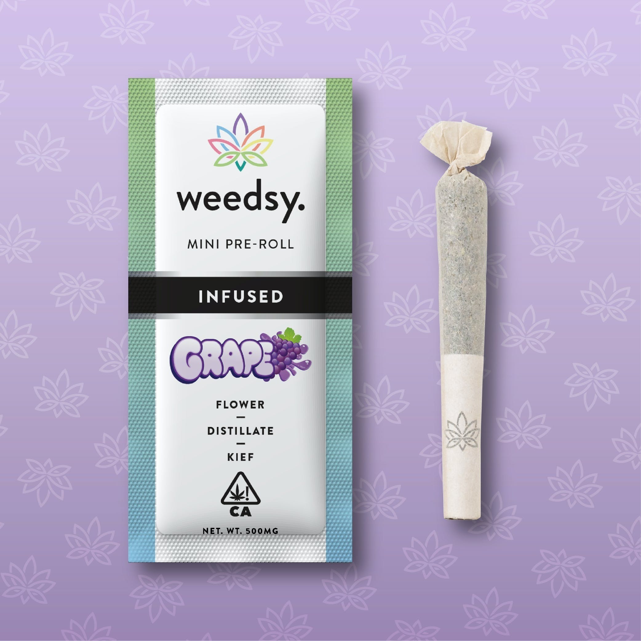 Grape 0.5G Infused Mini Pre-Roll