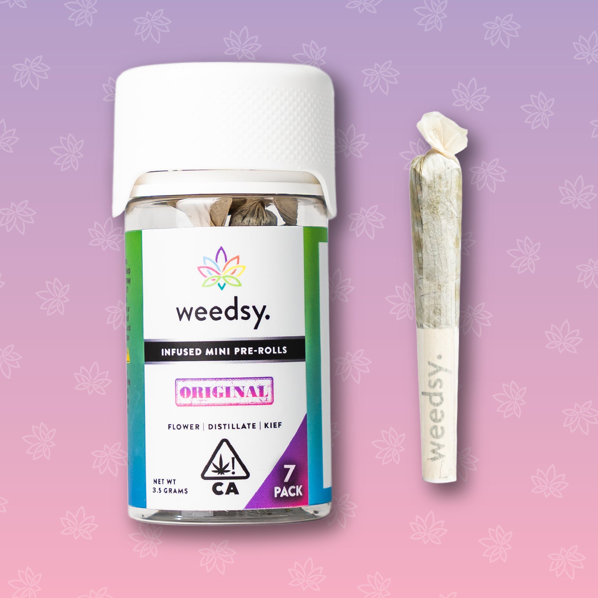 Original 3.5G Infused Mini Pre-Rolls (7-Pack)