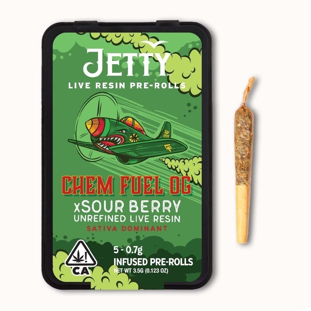 Chem Fuel OG x Sour Berry Live Resin Infused Pre-Rolls 5 Pack (3.5g)
