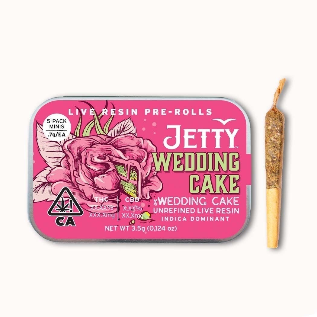 Wedding Cake x Wedding Cake Live Resin Infused Pre-Rolls 5 Pack (3.5g)