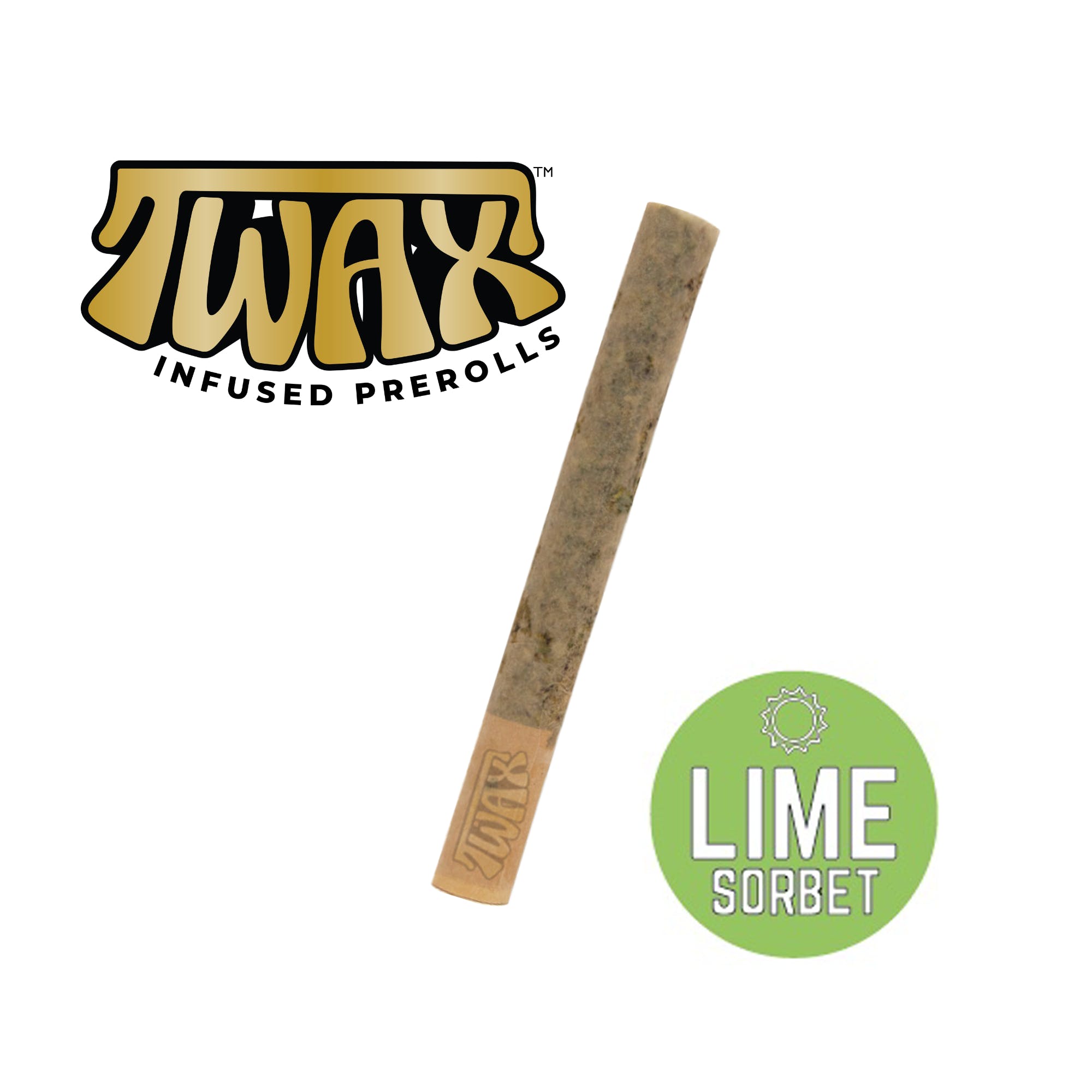 TWAX Infused Pre-roll 1g Lime Sorbet
